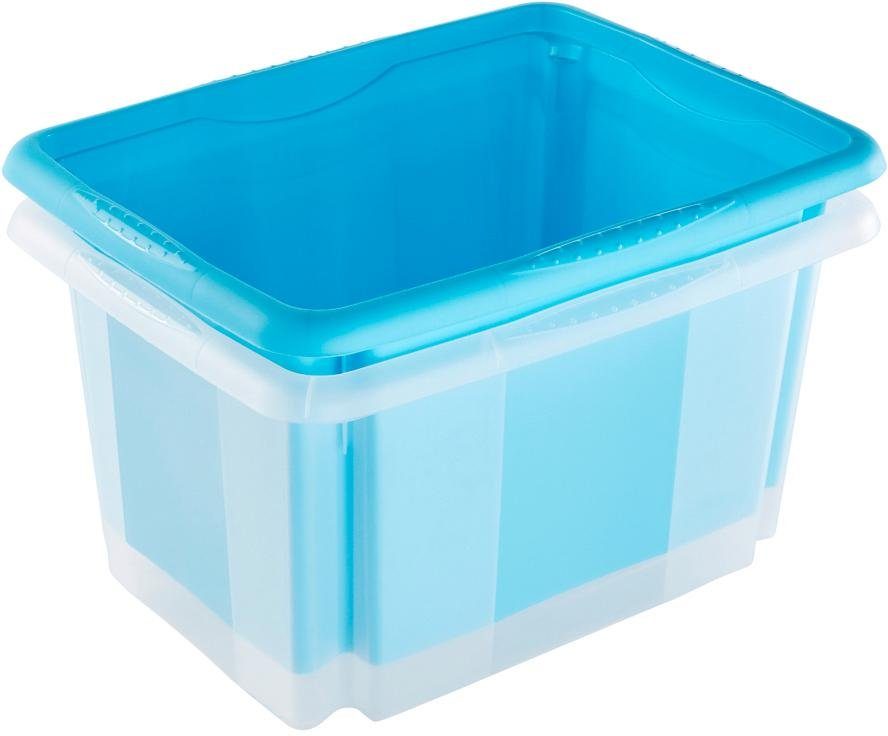 keeeper Organizer Emil Opbergbox, 15 L, met deksel, hoogwaardige kunststof (set, 3-delig)