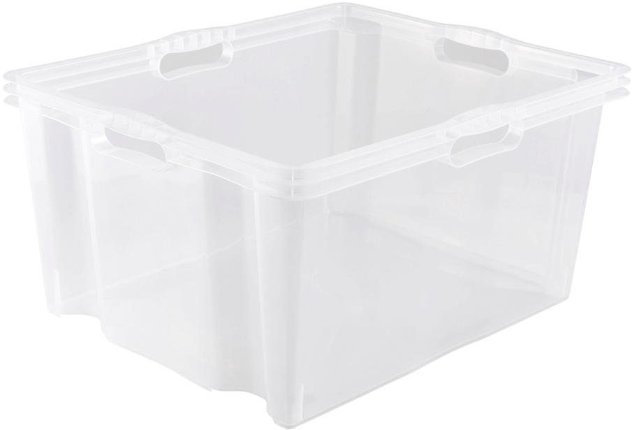 keeeper Organizer Franz Opbergboxen xxl, hoogwaardige kunststof, 44 L (set, 2-delig)