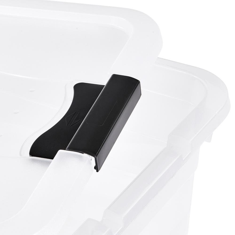 keeeper Organizer Konrad Opbergbox, 33 L, met wieltjes, deksel, grendelslot (set, 2-delig)