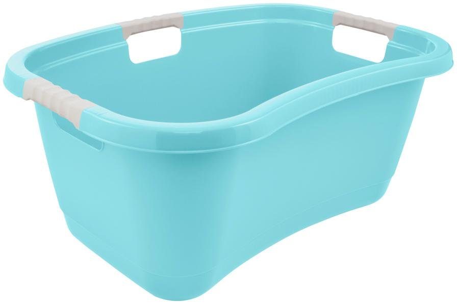 keeeper ergonomische gevormde wasmand met softtouch-grepen, 65 x 45 x 28,5 cm, janne