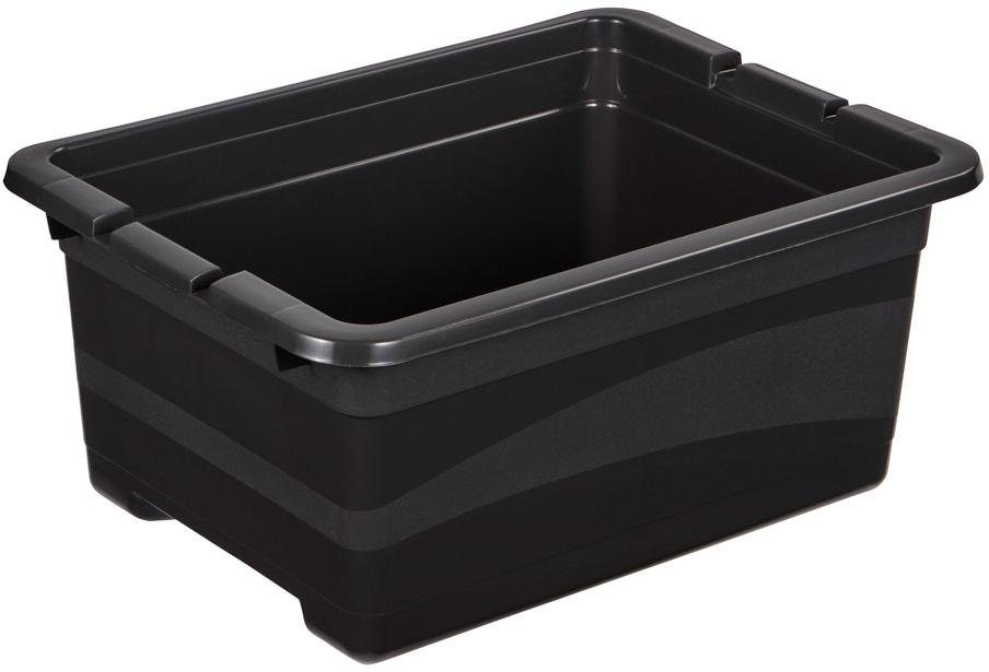 keeeper Transportcontainer Eckhart elk 12 liter, met deksel, grendelslot, extra stabiel (set, 3 stuks)