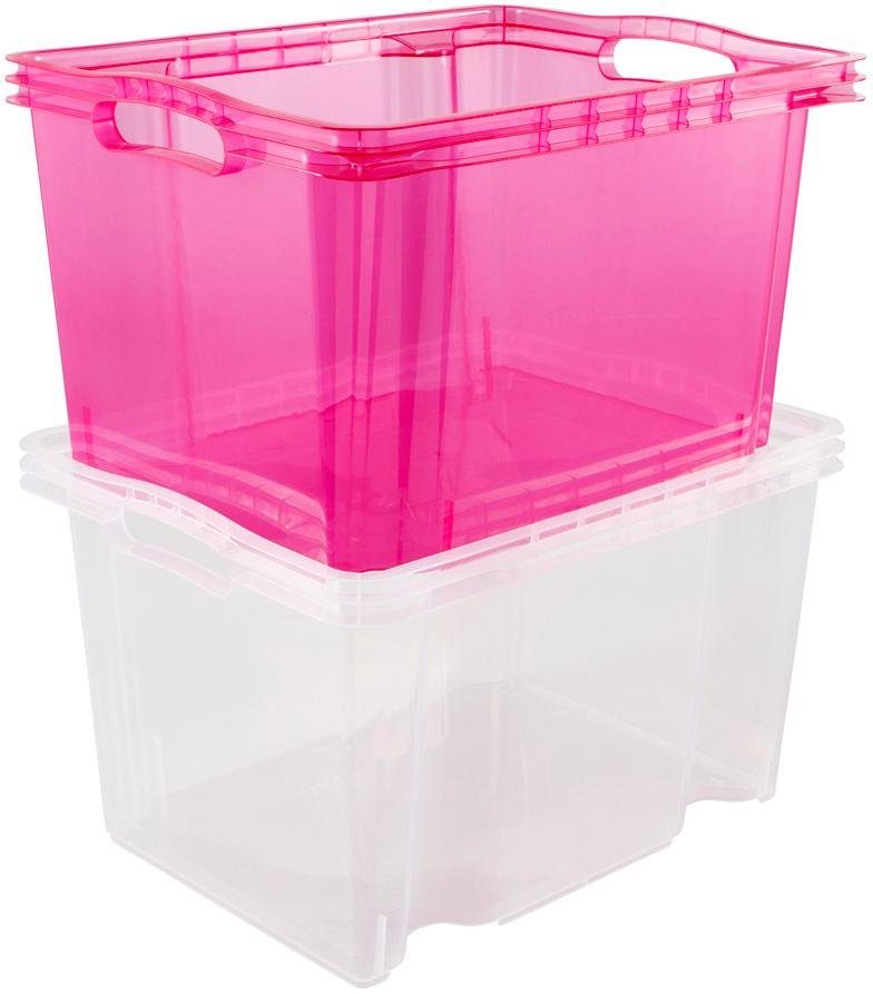 keeeper Organizer Franz Opbergbox, 13,5 L, hoogwaardige kunststof (set, 4-delig)