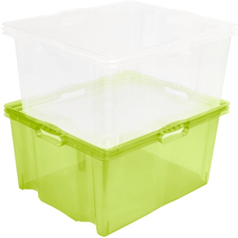keeeper Organizer Franz Opbergboxen xxl, hoogwaardige kunststof, 44 L (set, 2-delig)