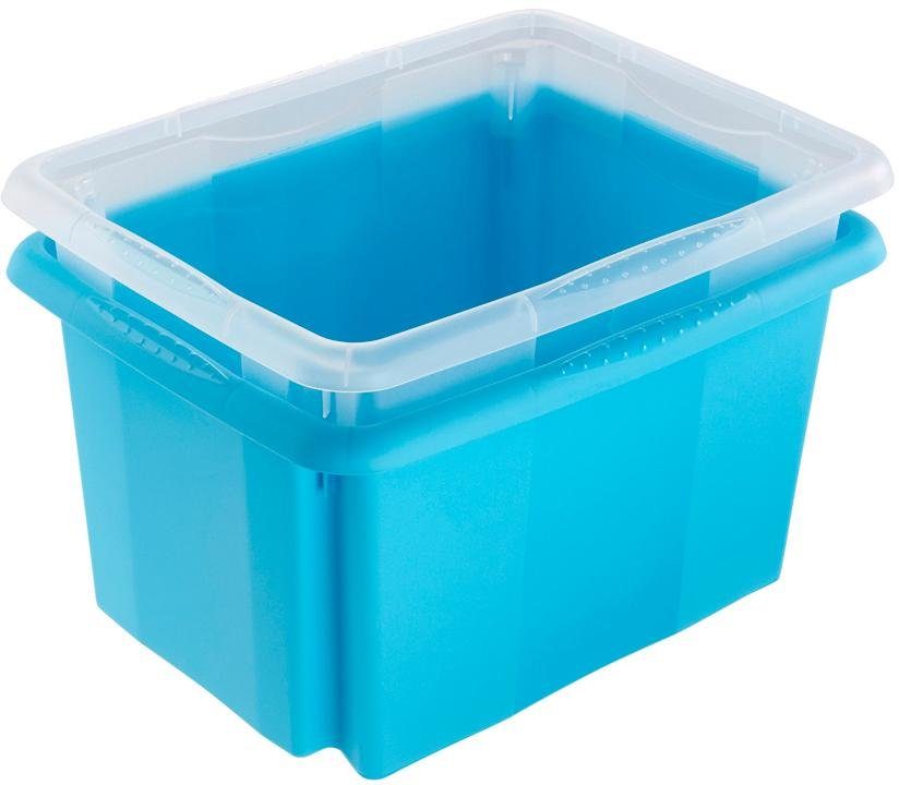keeeper Organizer Emil Opbergbox, 15 L, met deksel, hoogwaardige kunststof (set, 3-delig)