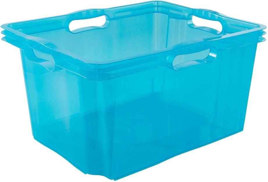 keeeper Organizer Franz Opbergboxen xl, 24 liter, hoogwaardige kunststof (set, 3-delig)
