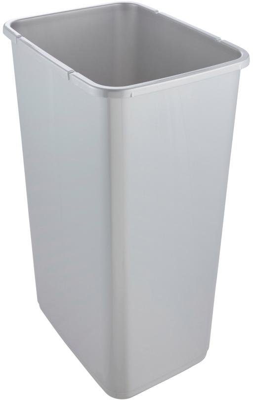 keeeper Vuilnisemmer Magne, afvalcontainer met flip-deksel, 40 x 30 x 61,5 cm (2-delig)