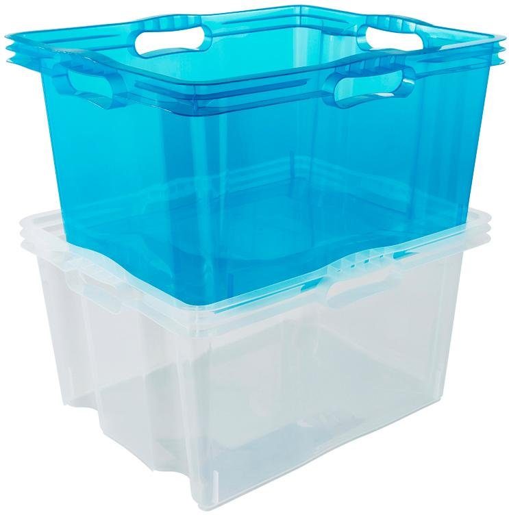 keeeper Organizer Franz Opbergboxen xl, 24 liter, hoogwaardige kunststof (set, 3-delig)