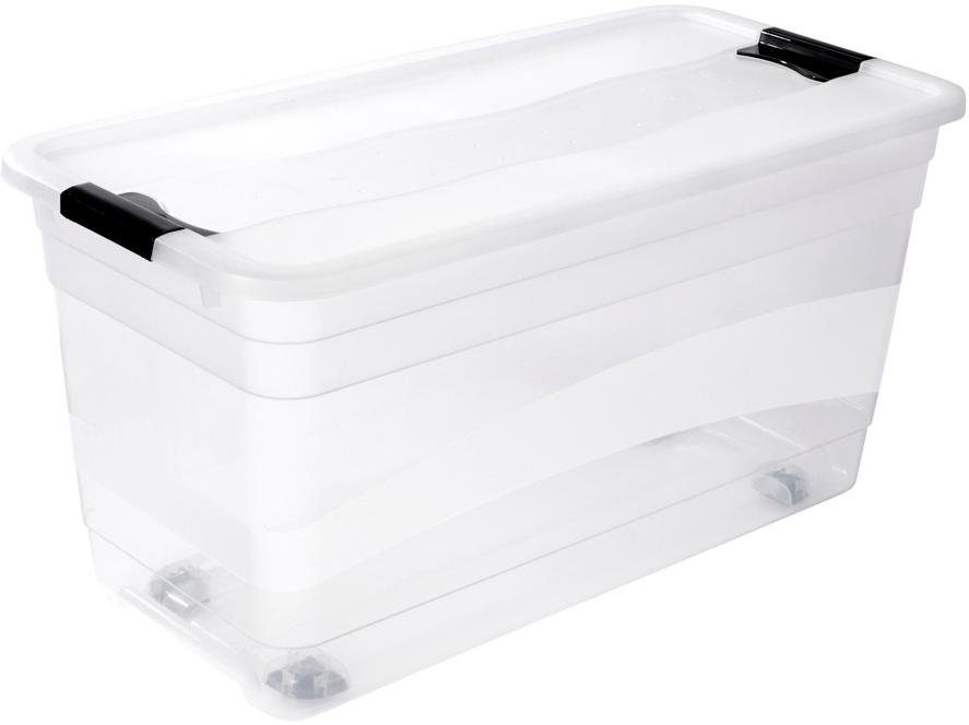 keeeper Organizer Konrad Opbergbox, 83 L, met wieltjes, deksel, grendelslot