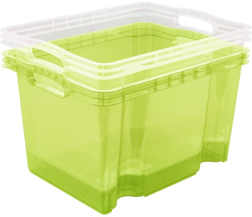 keeeper Organizer Franz Opbergbox, 13,5 L, hoogwaardige kunststof (set, 4-delig)