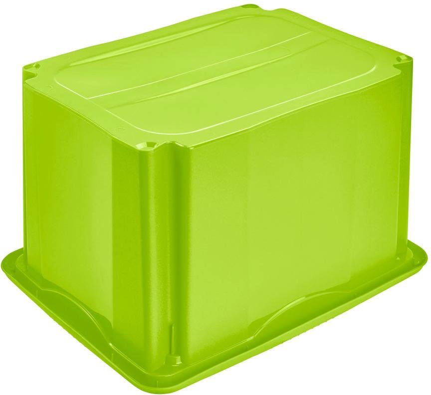 keeeper Stapelbox Emil 30 l, met deksel, hoogwaardige kunststof (set, 2 stuks)