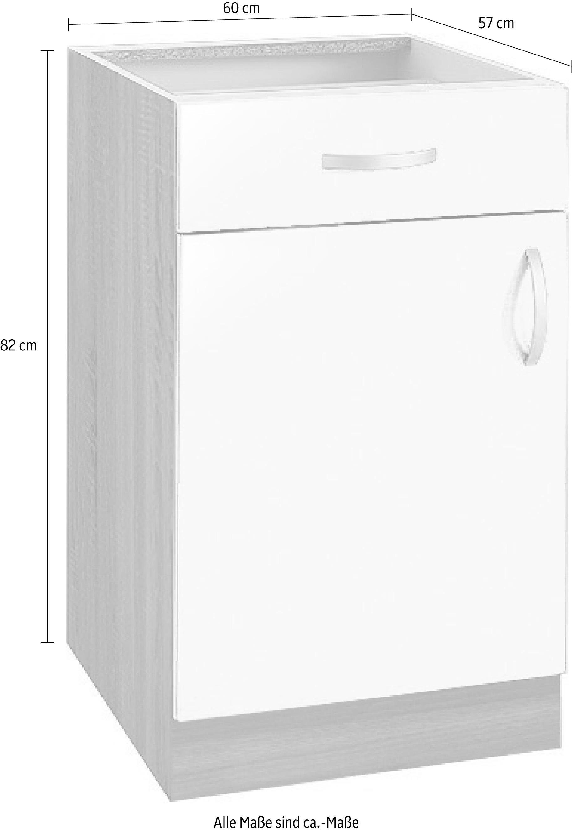 wiho Küchen Onderkast Flexi Breedte 60 cm