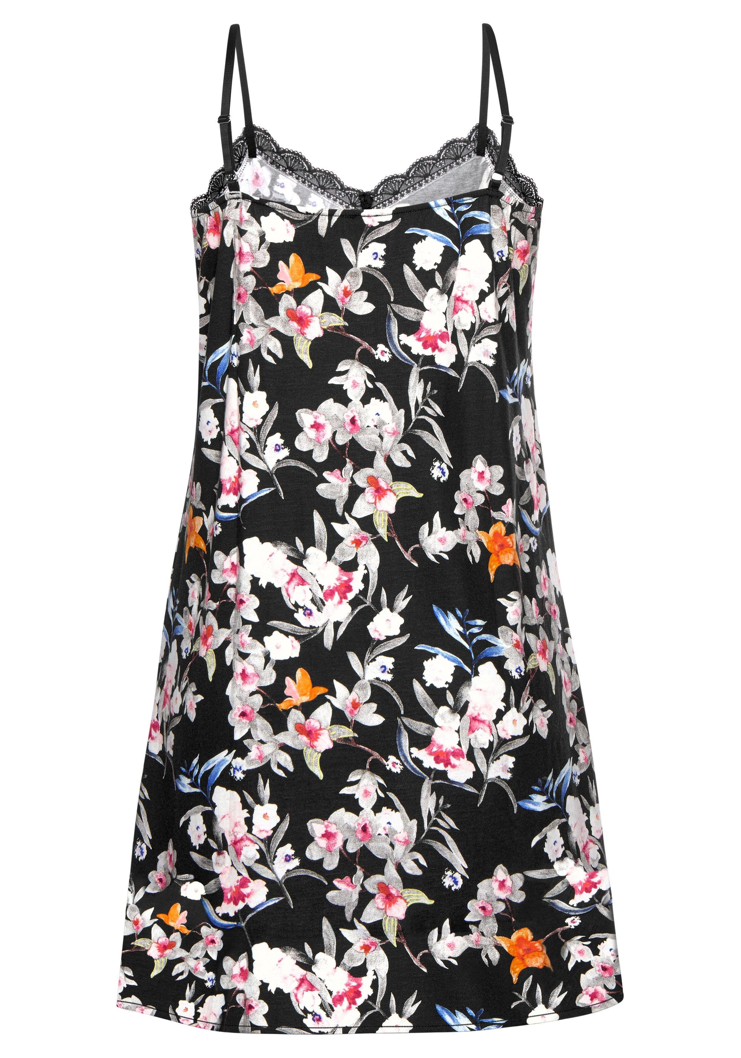 s.Oliver RED LABEL Beachwear Negligé met bloemmotief