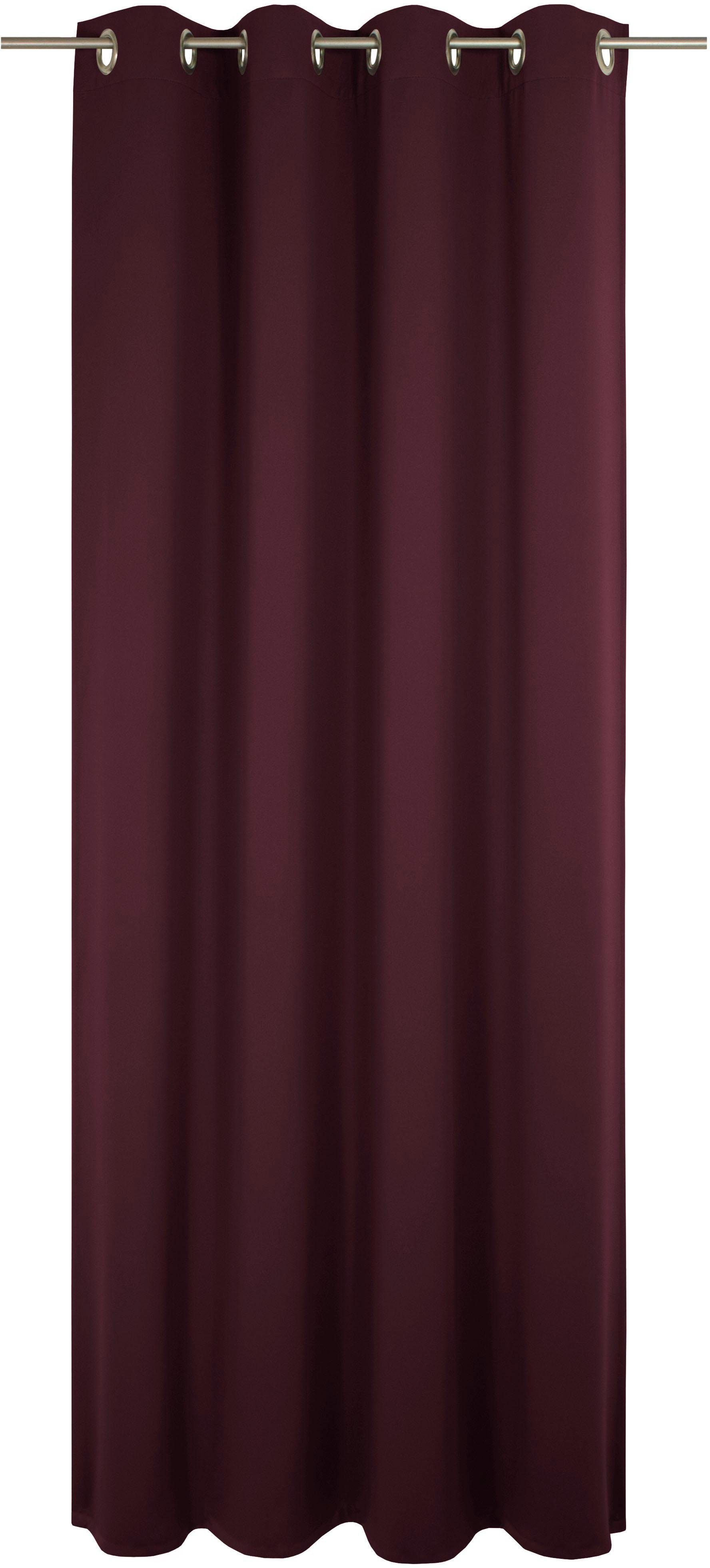 Wirth Gordijn Newbury (1 stuk) kant & klaar gordijnen maat hxb: 255x130 cm paars
