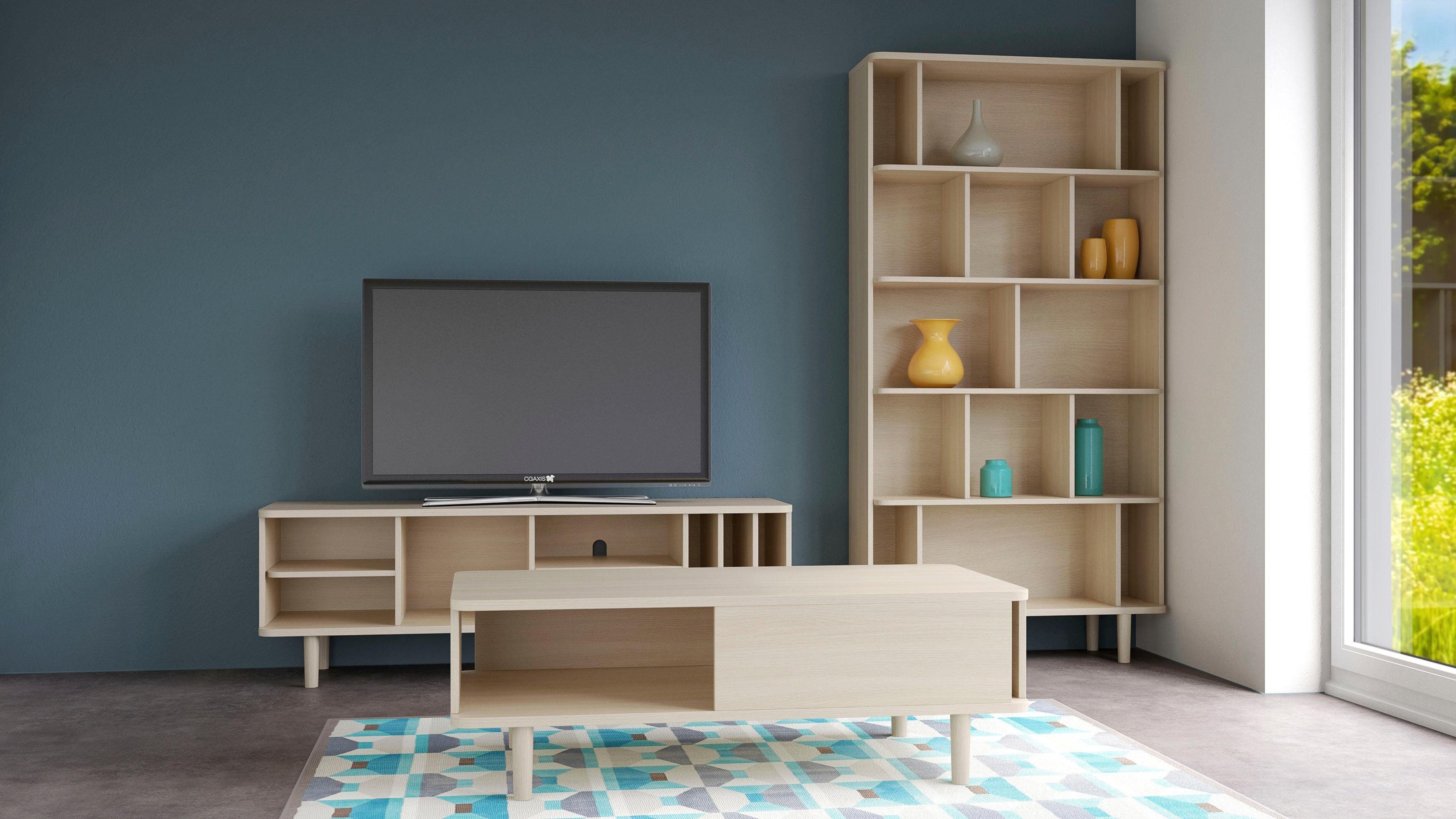Woodman Dressoir Malic Commode in eenvoudig Scandinavisch ontwerp, breedte 160 cm