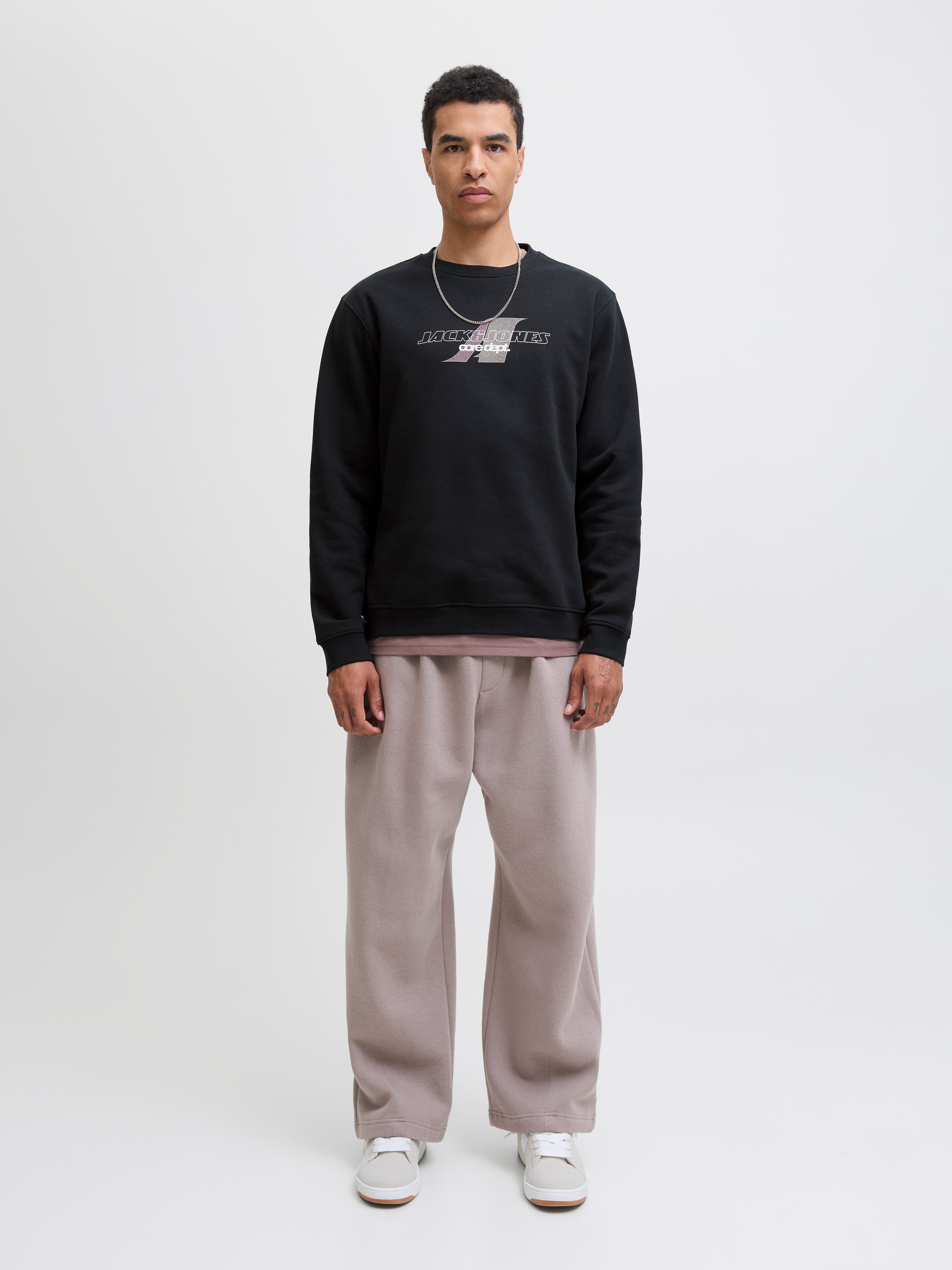 Jack & Jones Sweatshirt JCOTIER PRINT SWEAT CREW NECK