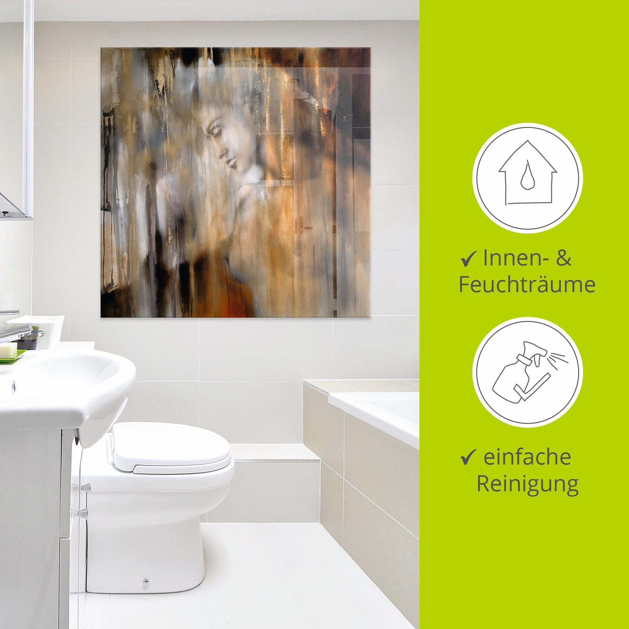 Artland Print op glas VERA in verschillende maten