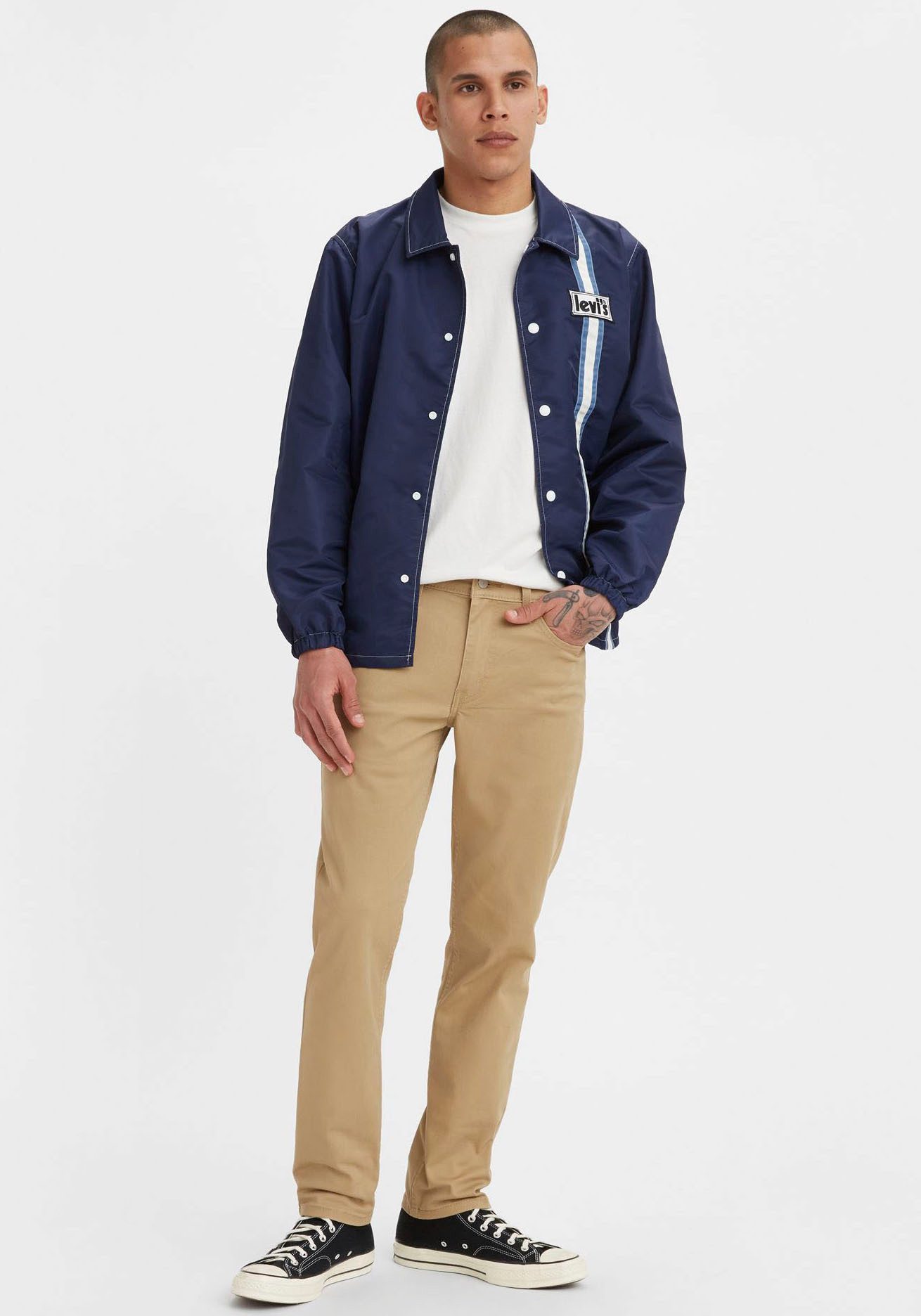 Levi's Slim fit jeans 511 SLIM met stretch heren slim fit jeans maat 31 beige