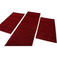 carpet city set slaapkamerkleedjes shaggy uni 500 rood