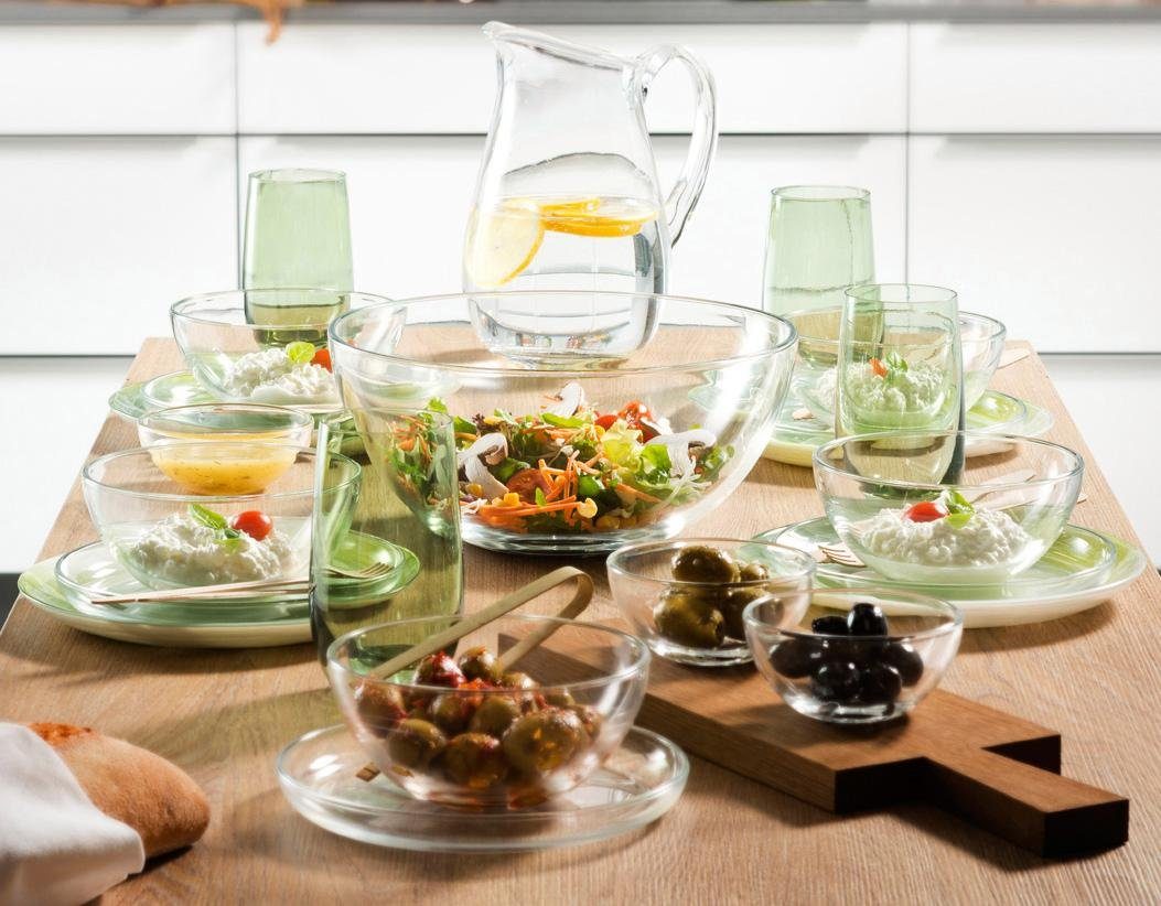 LEONARDO Bord Cucina Glas, Ø 18 cm (set, 6 stuks)