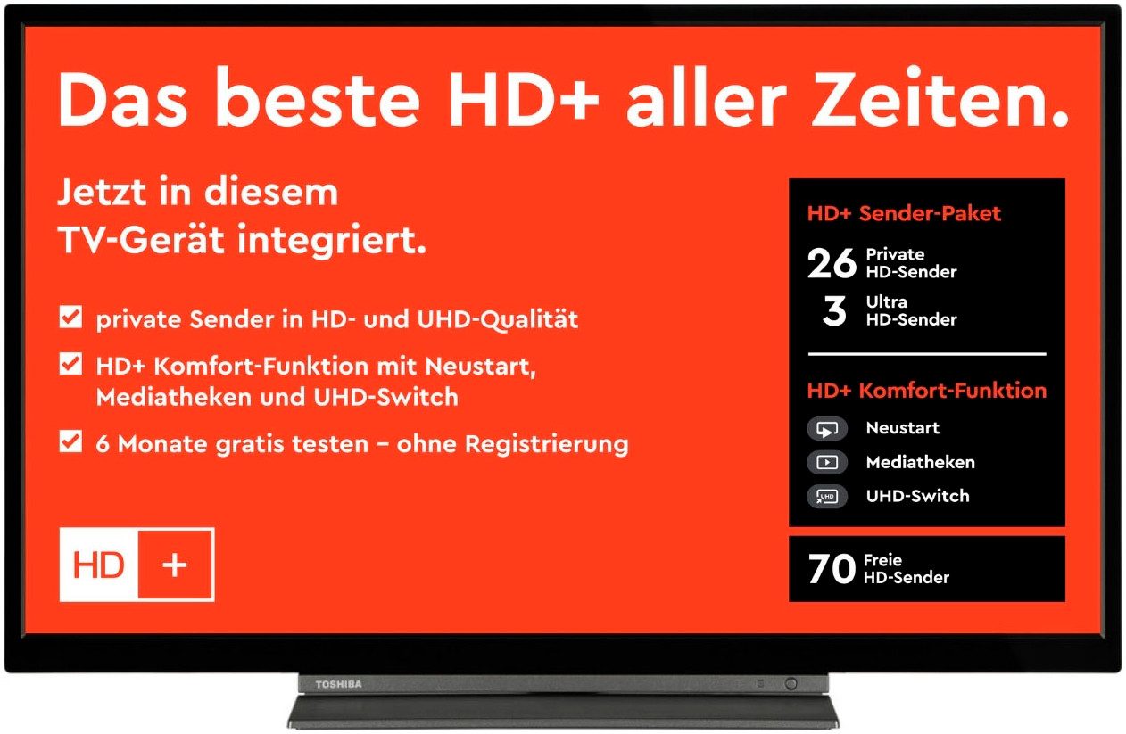 Toshiba Led-TV 32LK3C64DAA/2, 80 cm / 32", Full HD, Smart TV