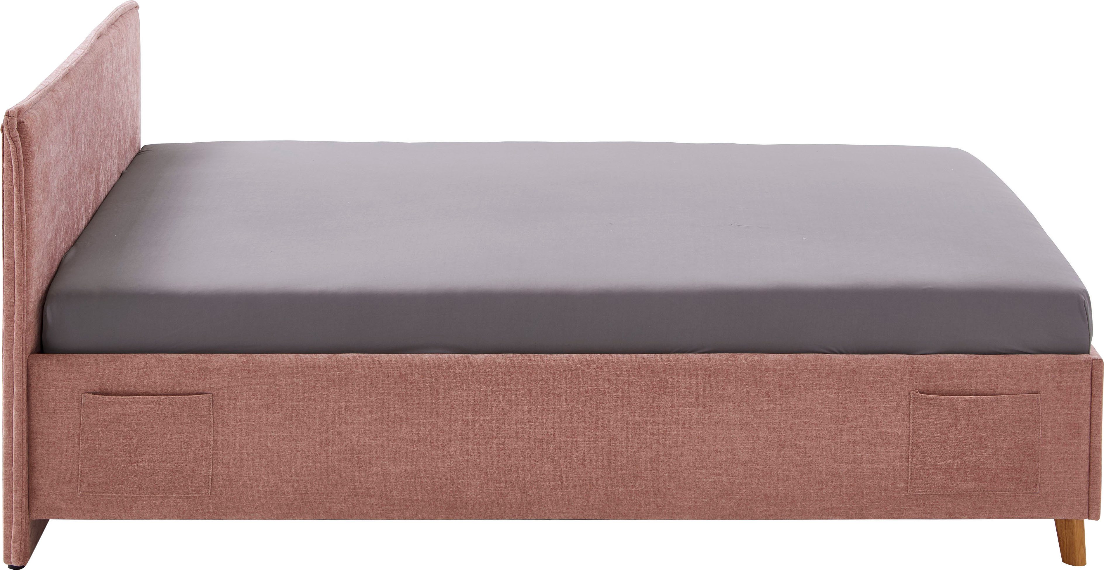 meise.möbel Kinderledikant Fun Bekleed bed naar keuze met bedkist, tienerbed inclusief USB-aansluiting
