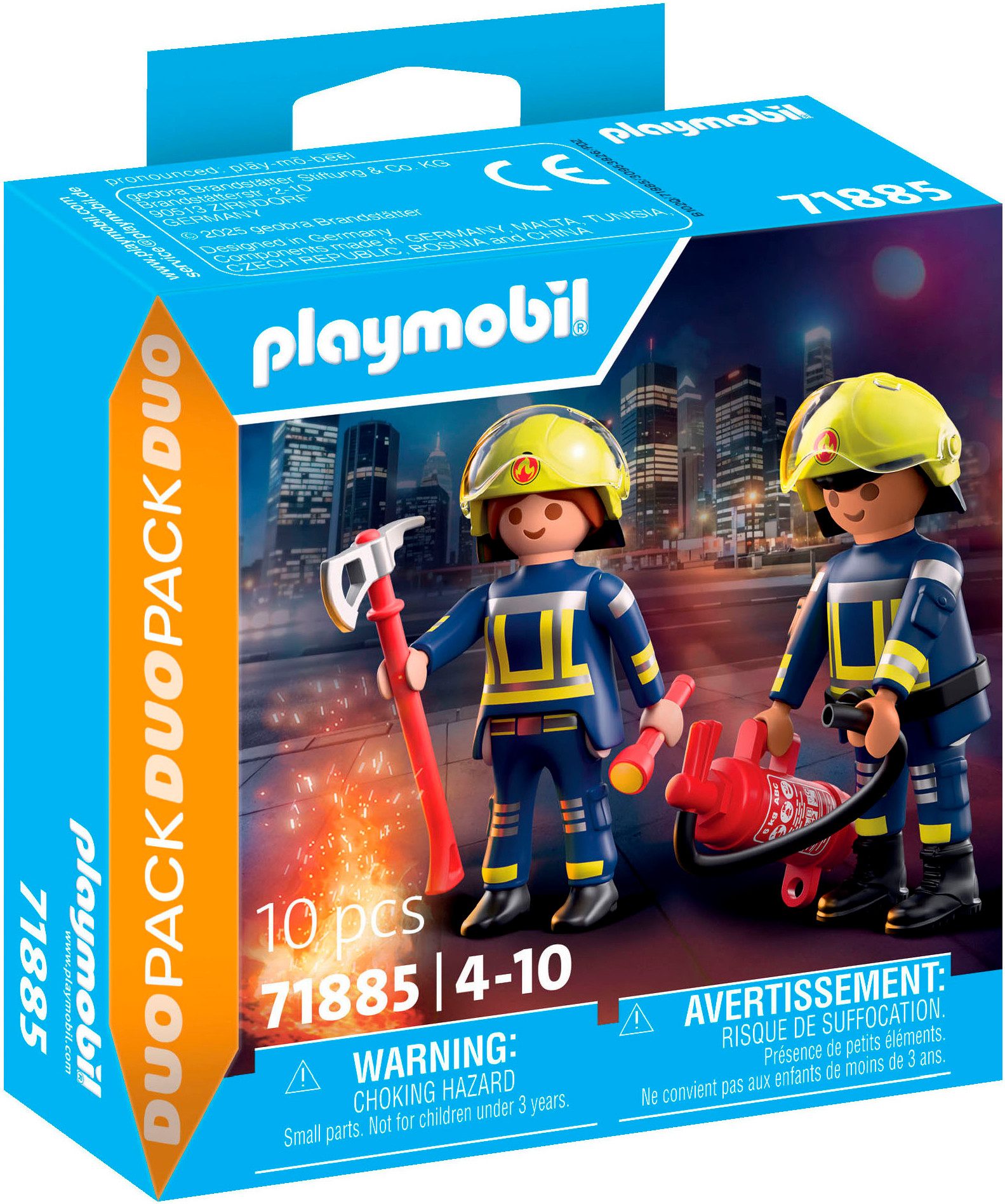 Playmobil® Constructie-speelset Feuerwehr (71885), Duo Pack (10-delig)