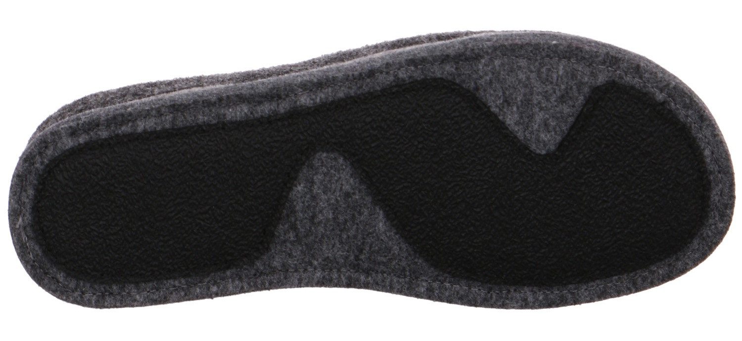 Rohde Pantoffels Lucca Clog, pantoffel, homeslipper in gemêleerde uitstraling