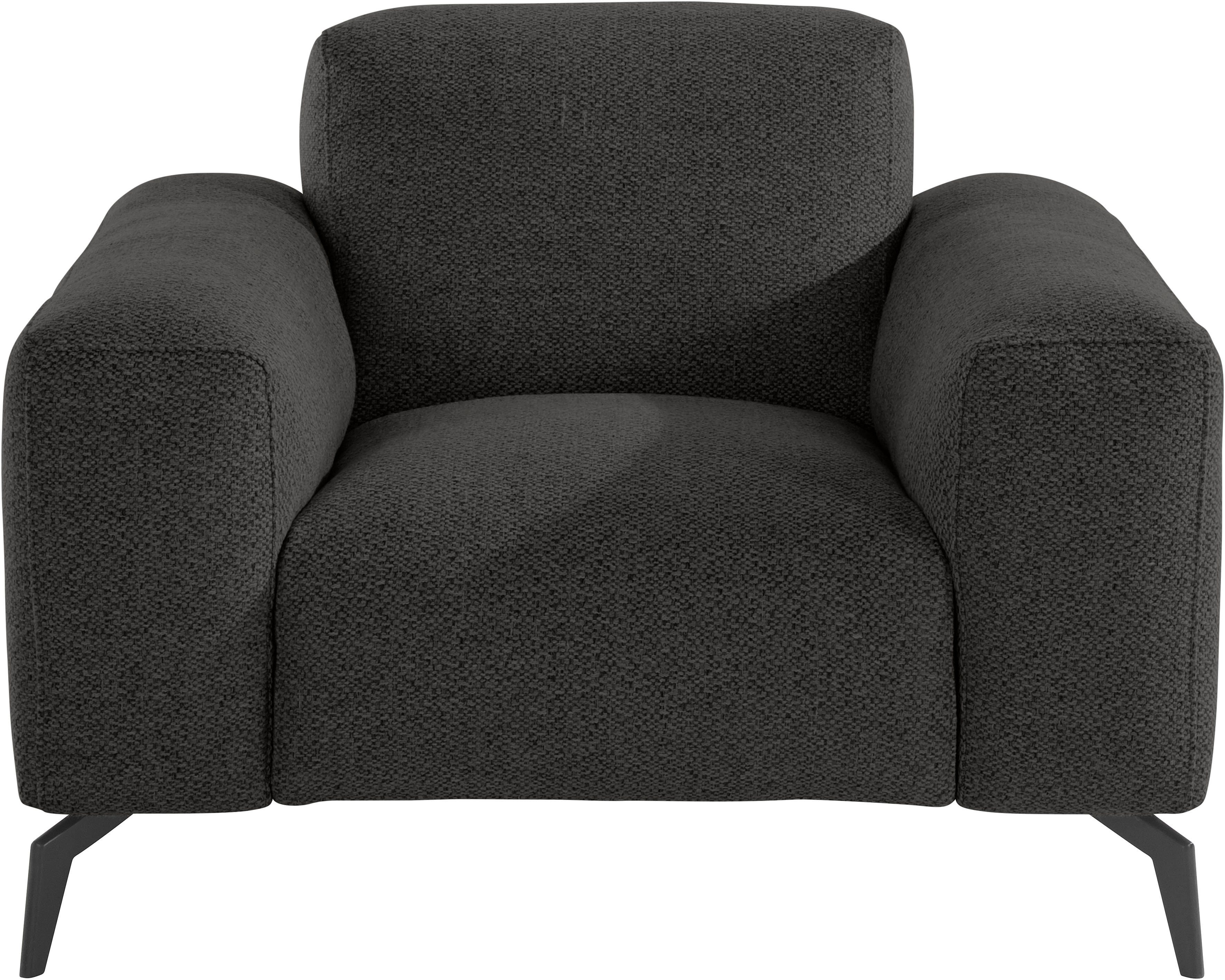 andas Fauteuil Drobak met cord overtrekstof, extra brede armleuningen