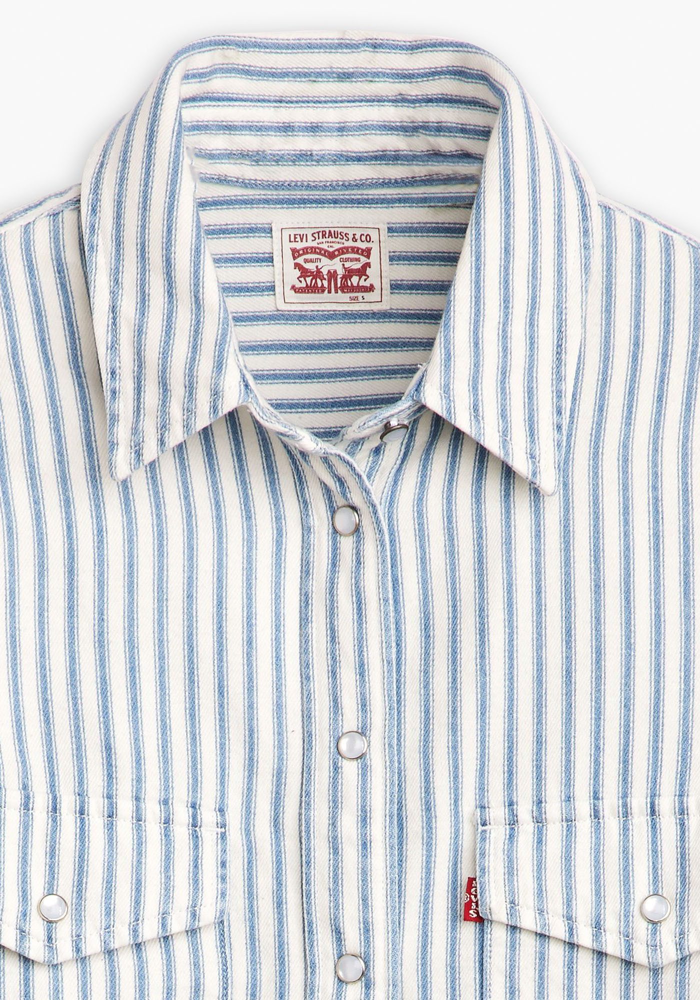 Levi's® Jeans blouse ICONIC WESTERN met gestreept patroon
