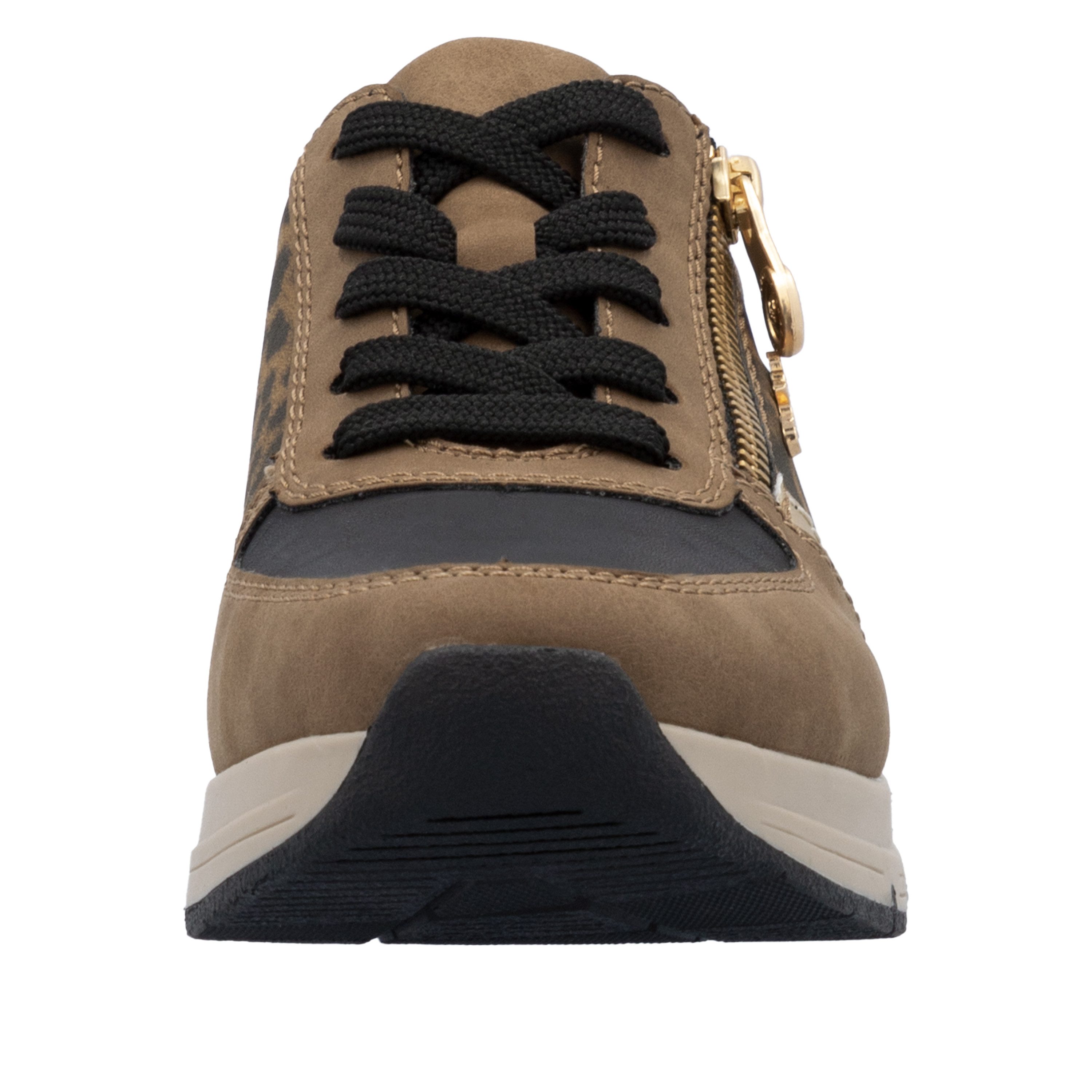 Rieker Sneakers , vrijetijdsschoen, veterschoen, halfschoen met modieuze accenten