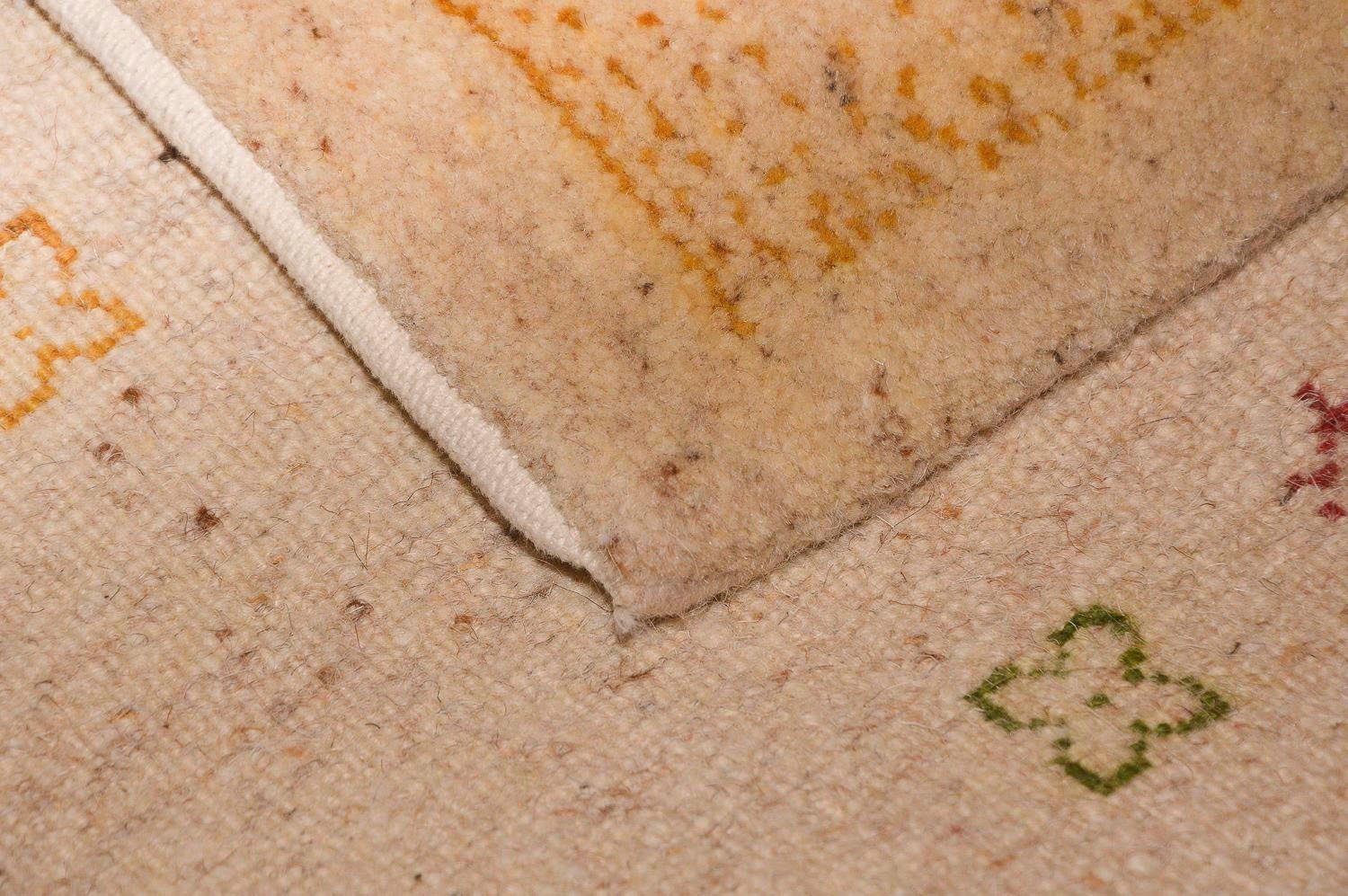 morgenland Wollen kleed LORIBAFT CROCO zuivere wol, luxe, fijn met de hand geknoopt, woonkamer