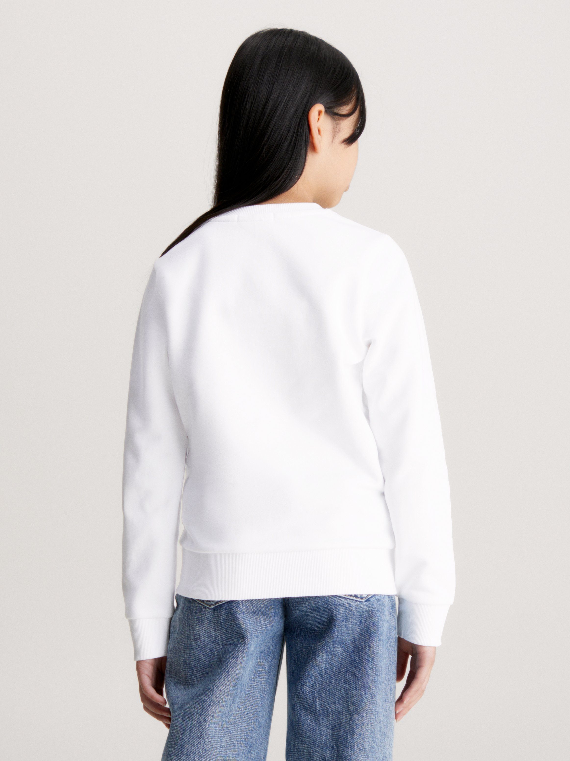 Calvin Klein Sweatshirt INST. LOGO REGULAR CN voor kinderen tot 16 jaar