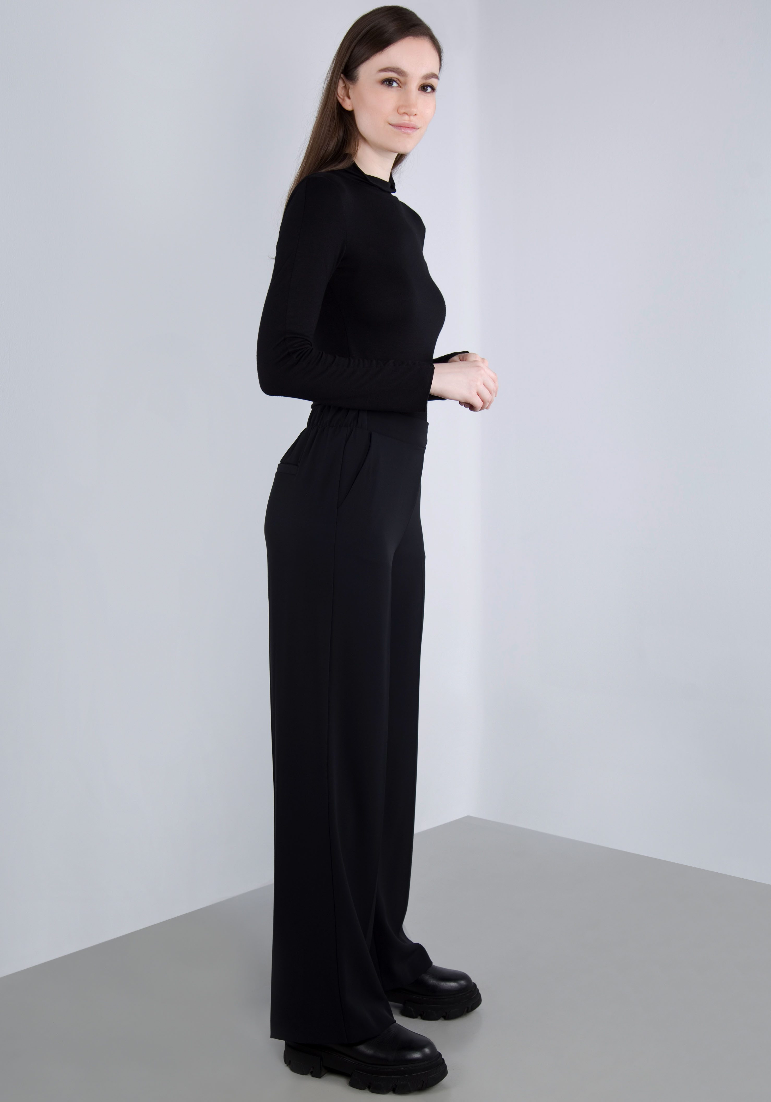IMPERIAL Comfortbroek met wijde pijpen