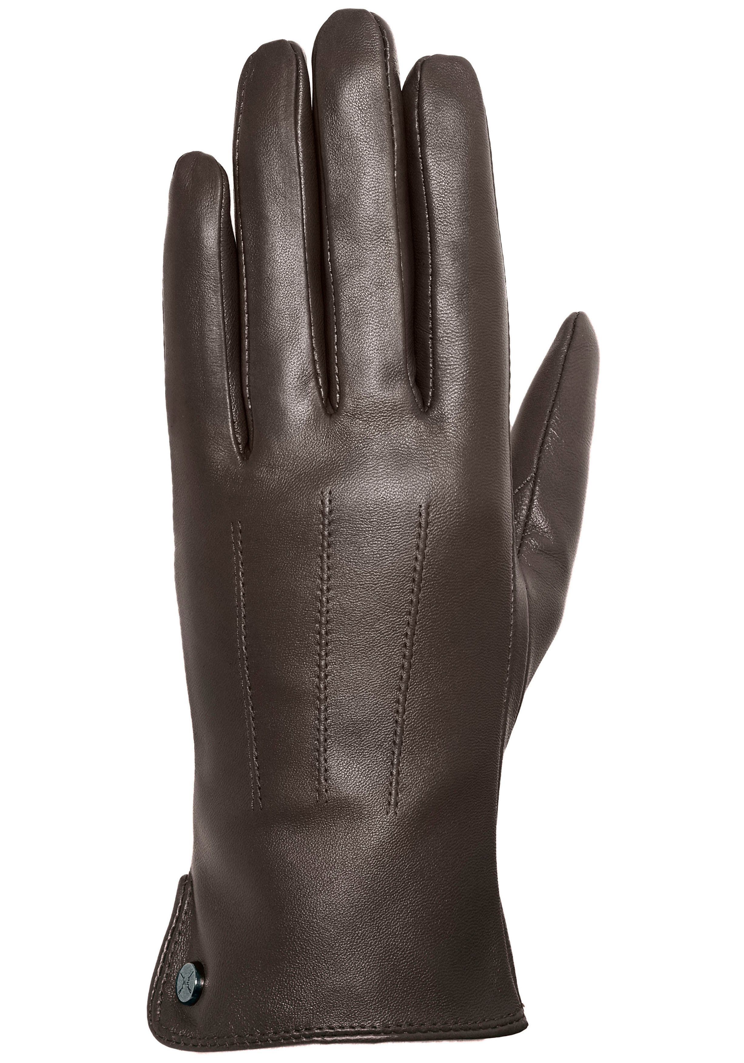 PEARLWOOD Leren handschoenen Zijslits voor comfortabel aantrekken
