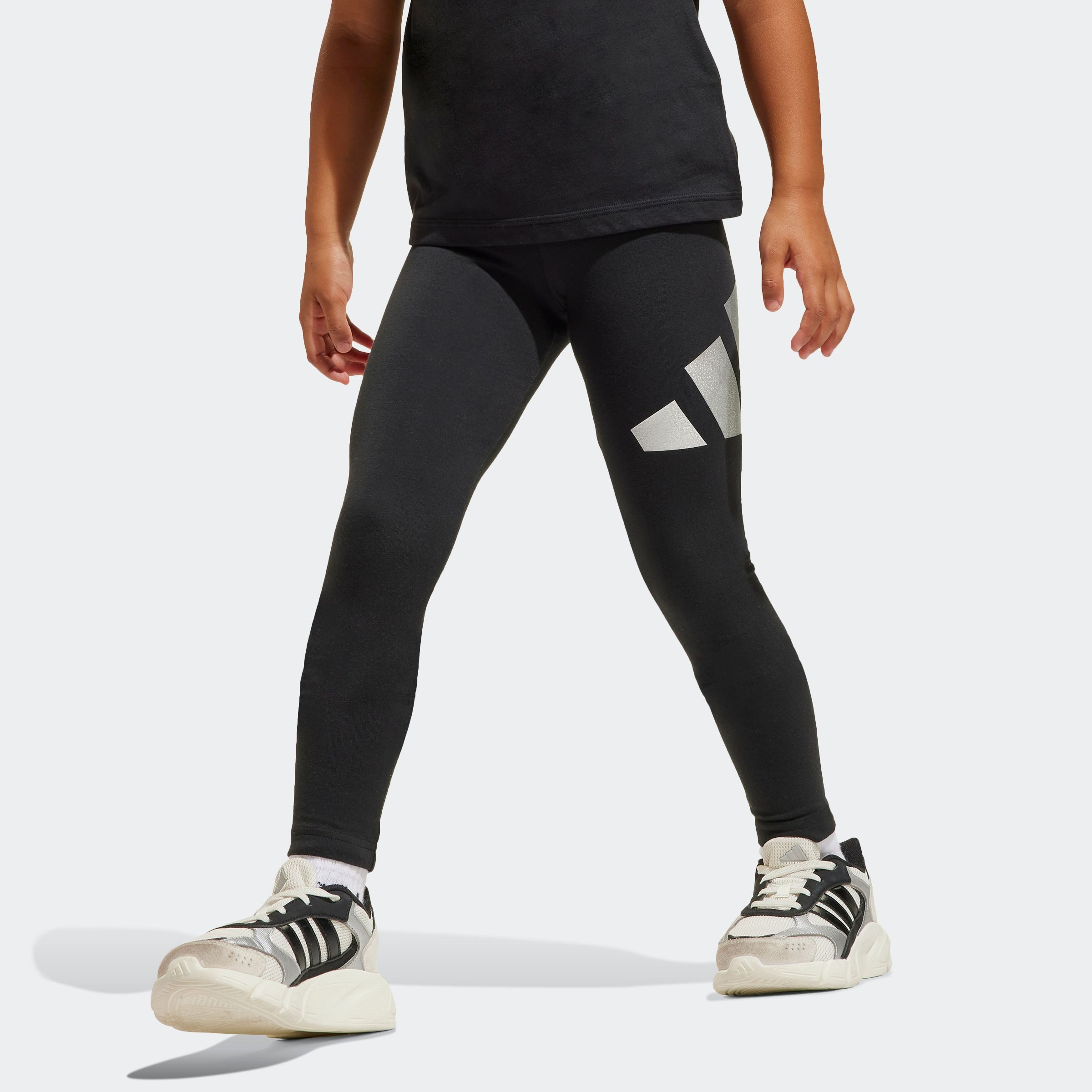 adidas Sportswear Trainingspak LG GLAM SET (2-delig) meisjes fitness maat 110 zwart