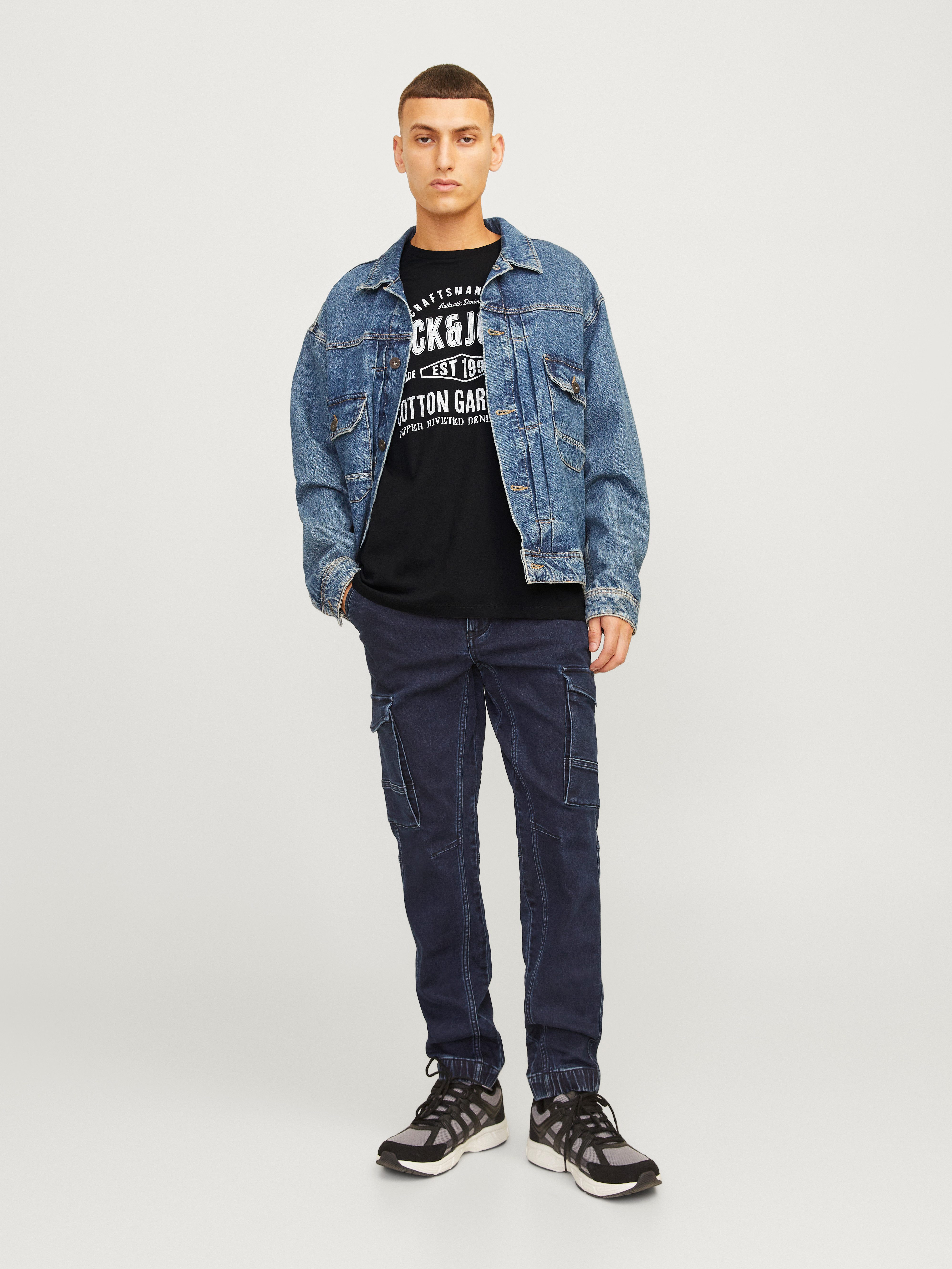 Jack & Jones Shirt met ronde hals JJJEANS TEE SS O-NECK