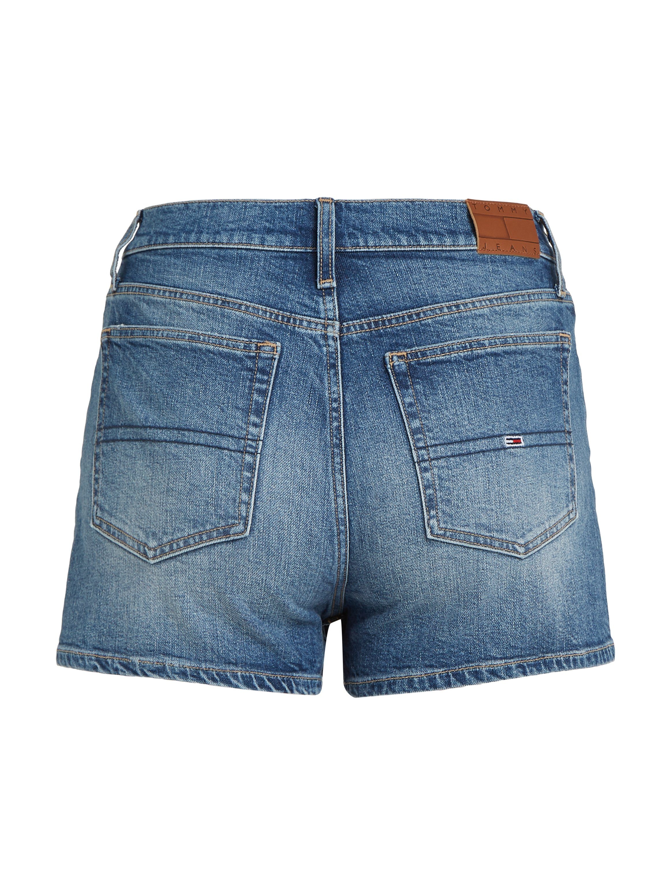 TOMMY JEANS Short HOT PANT BH0137 met tommy jeans-logobadge & merklogo