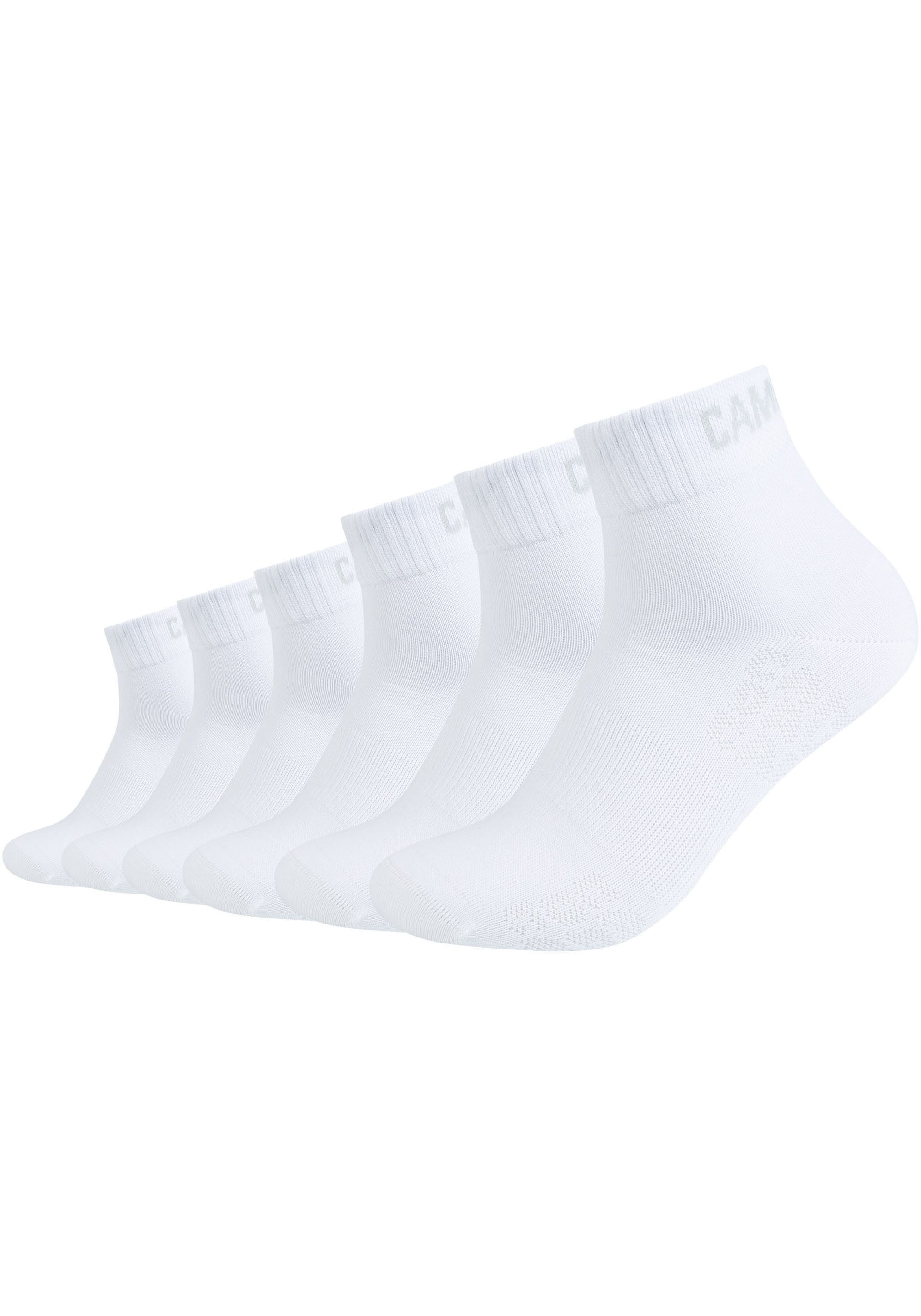 MUSTANG Korte sokken Mesh ventilation met discreet merkembleem (6 paar) heren sokken maat 39 (42) wit