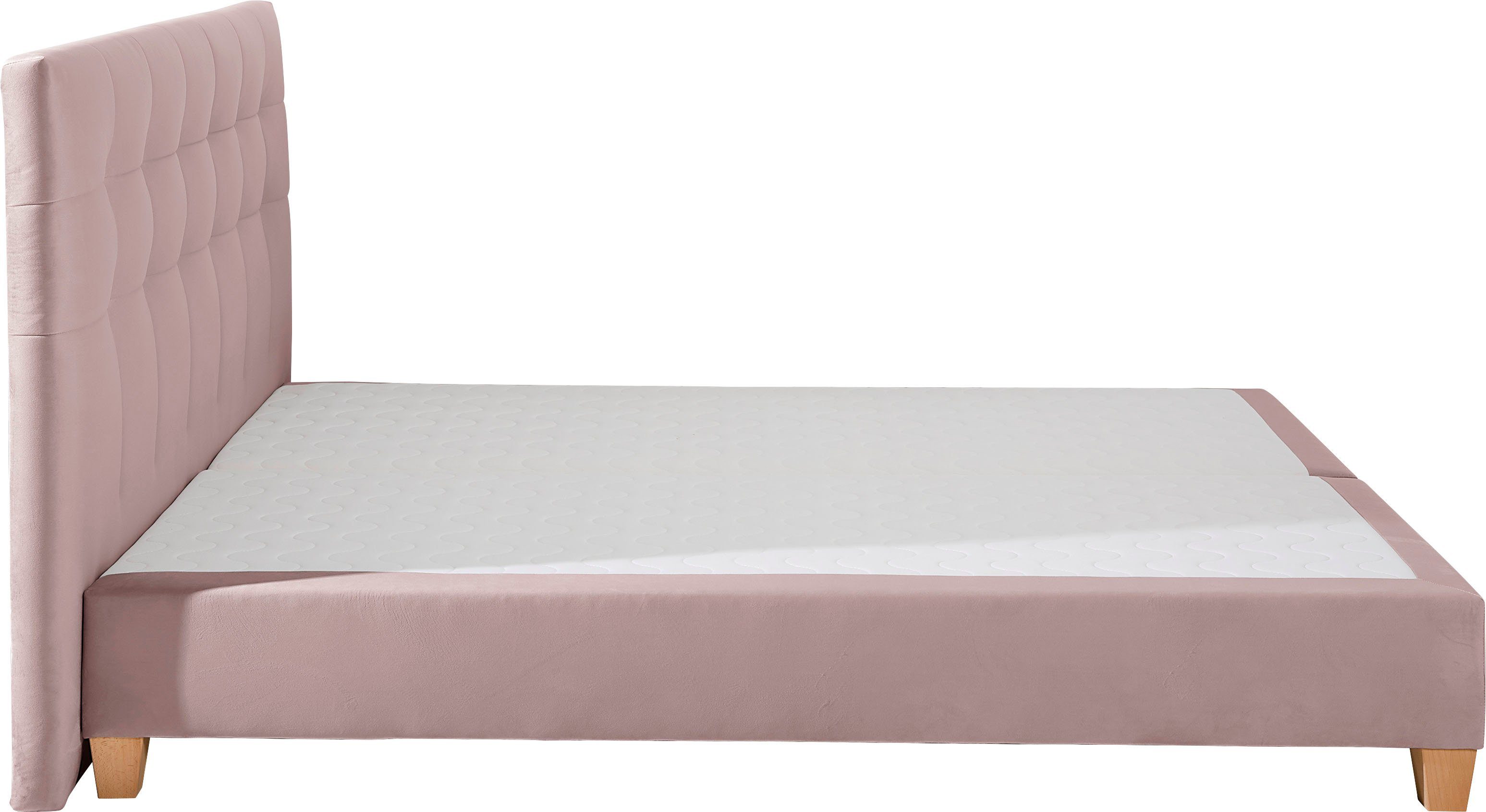 Home affaire Boxspring Moulay incl. topmatras, in extra lang 220 cm, 3 hardheden, ook in h4