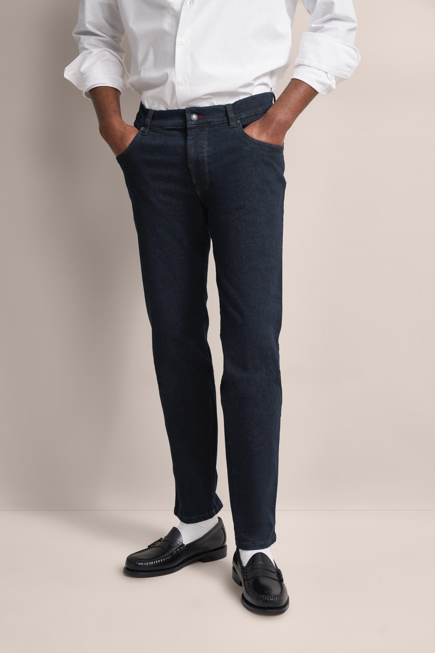 Bugatti Donkerblauwe Regular Fit 5-Pocket Jeans Blue Heren