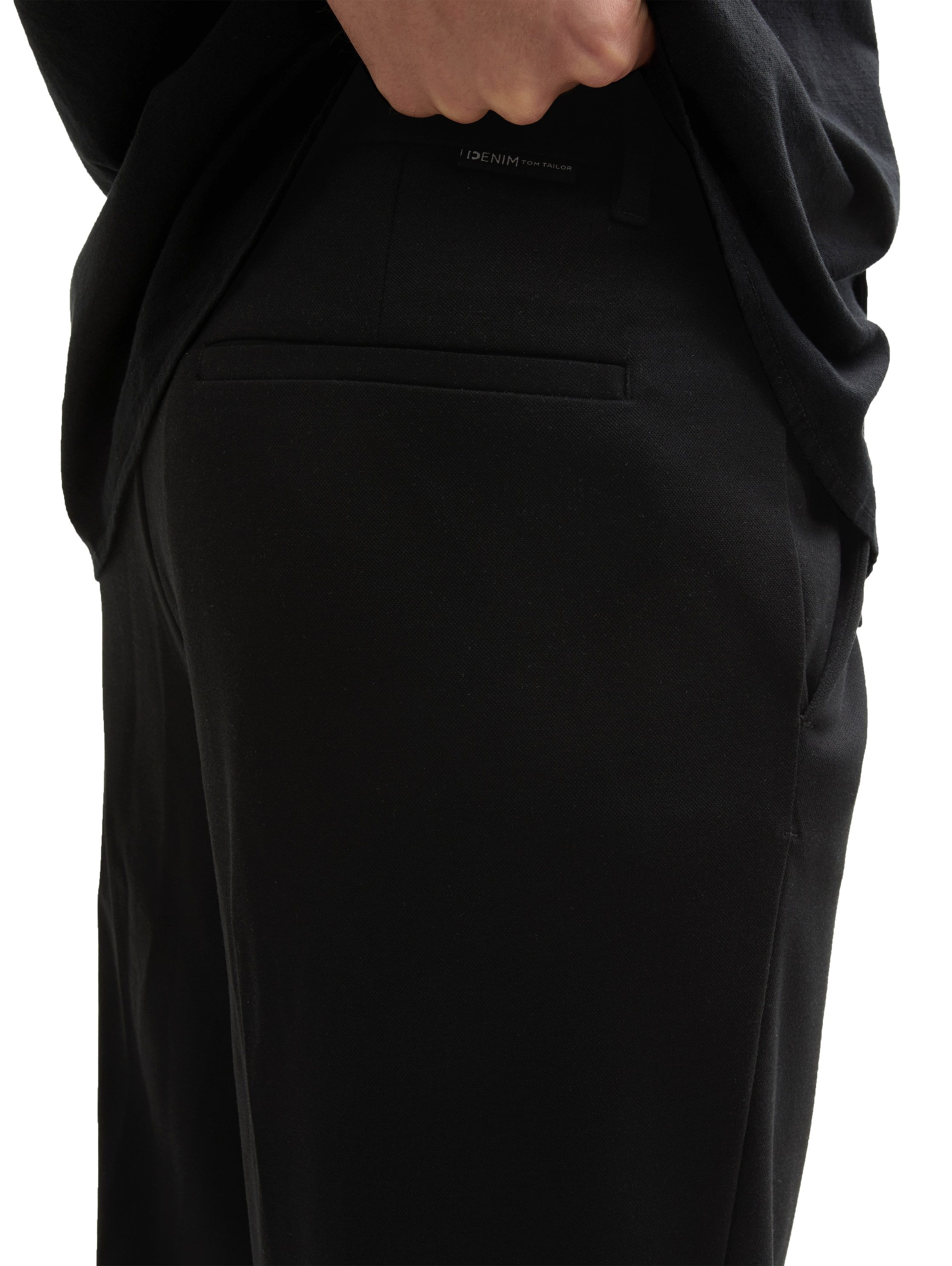 Tom Tailor Denim Pantalon met vouw met persplooien