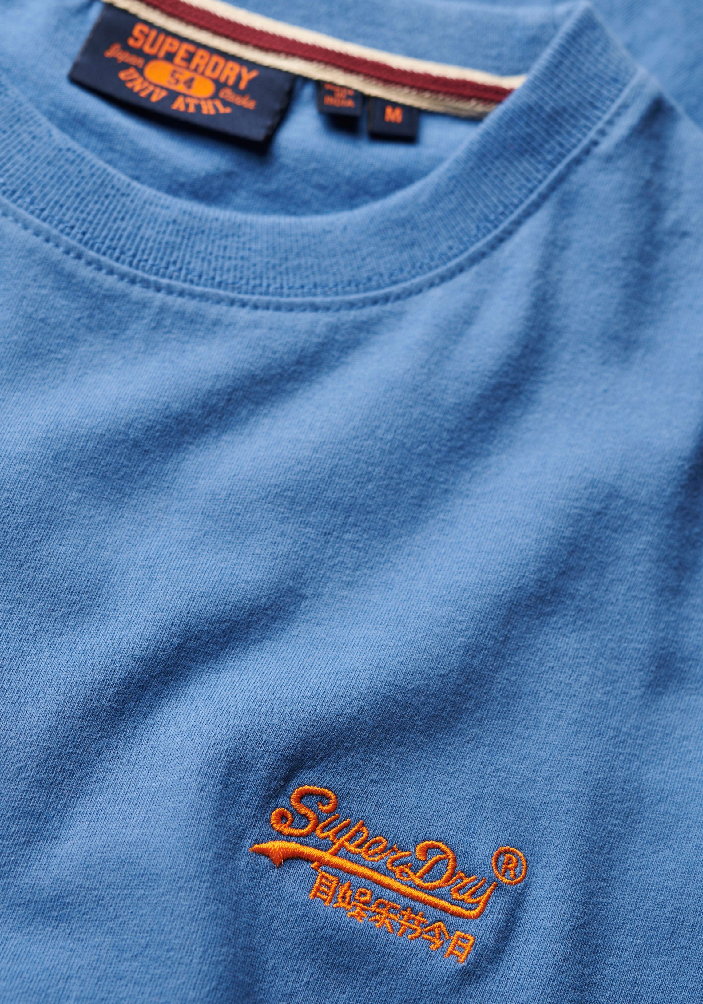 Superdry Shirt met ronde hals ESSENTIAL LOGO EMB TEE