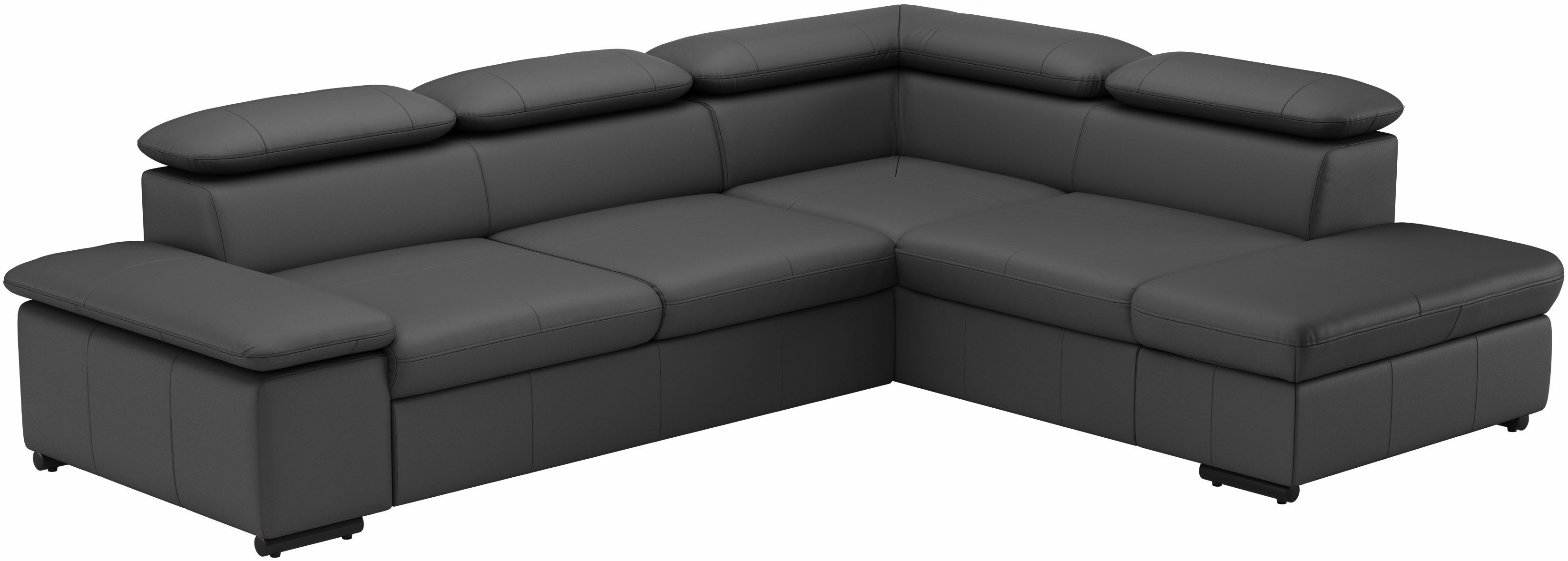 sit&more Hoekbank Alcudia L-vorm met armverstelling, optionele hoofdeindverstelling en bedfunctie