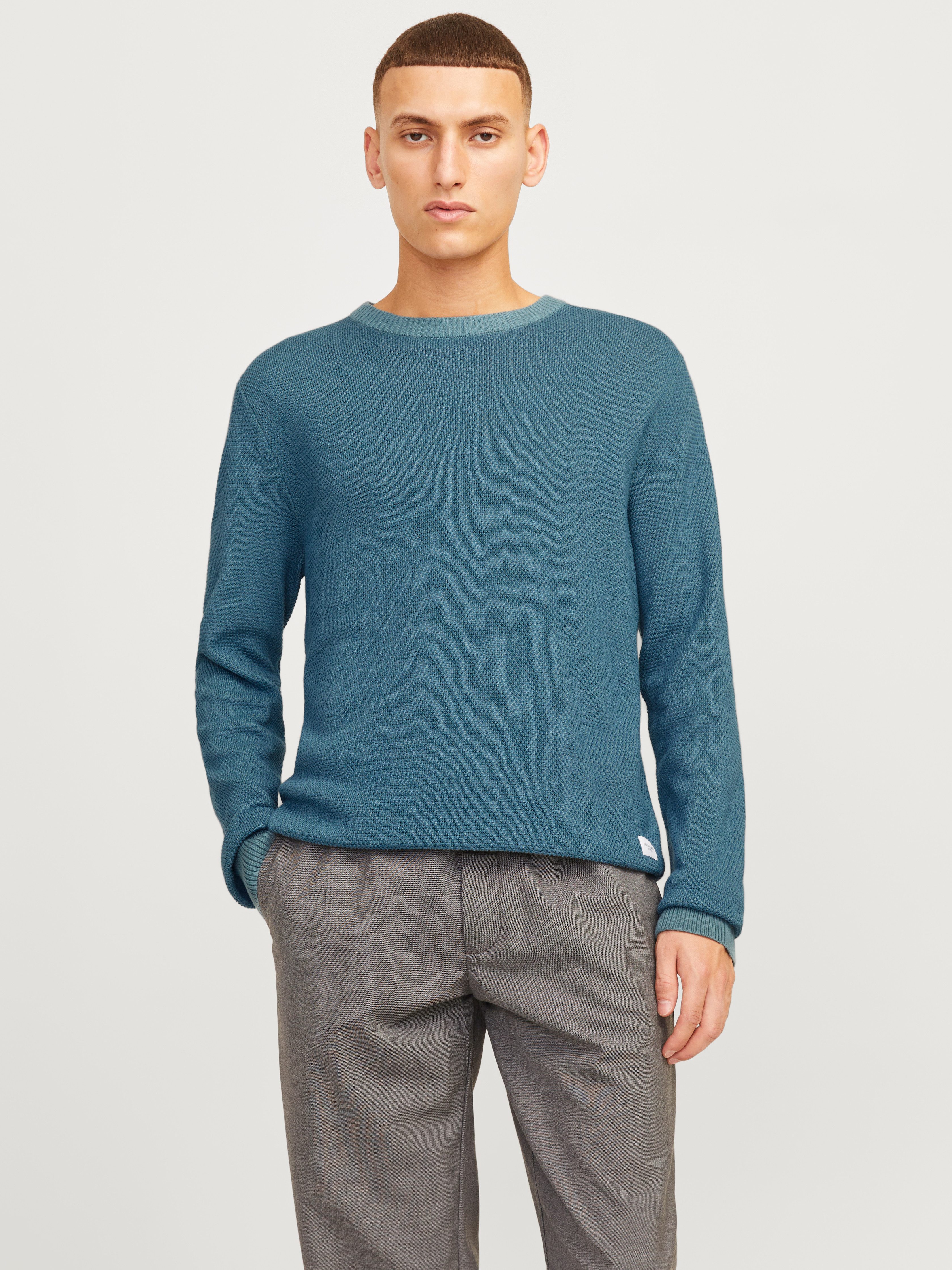 Jack & Jones Trui met ronde hals JJEGLOBE KNIT CREW NECK NOOS