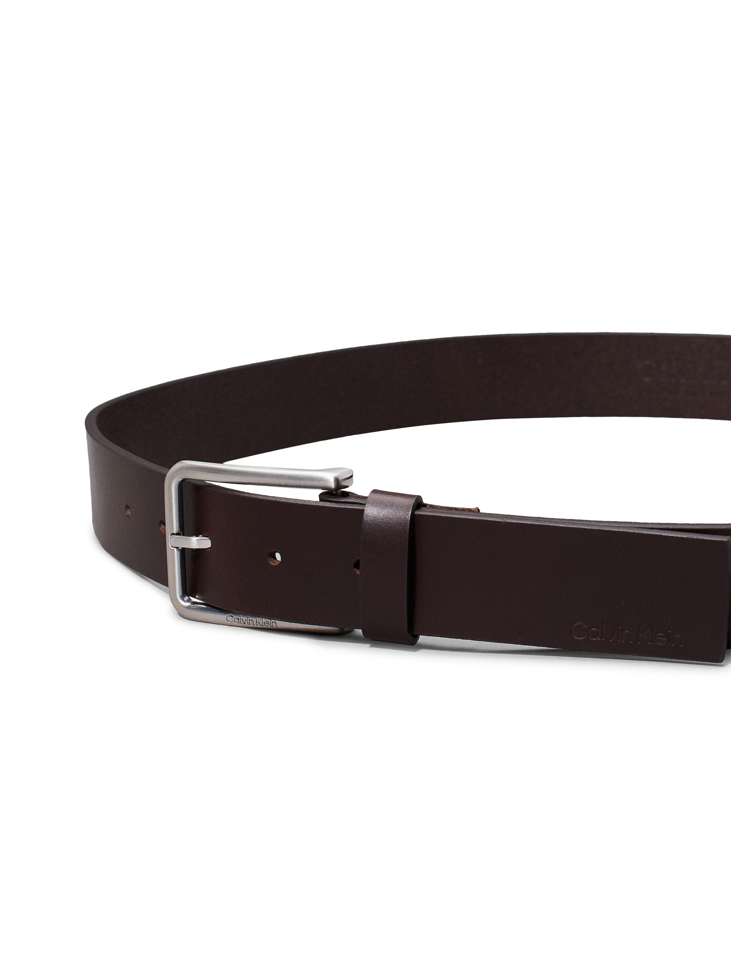 Calvin Klein Leren riem uit geolied nerfleer
