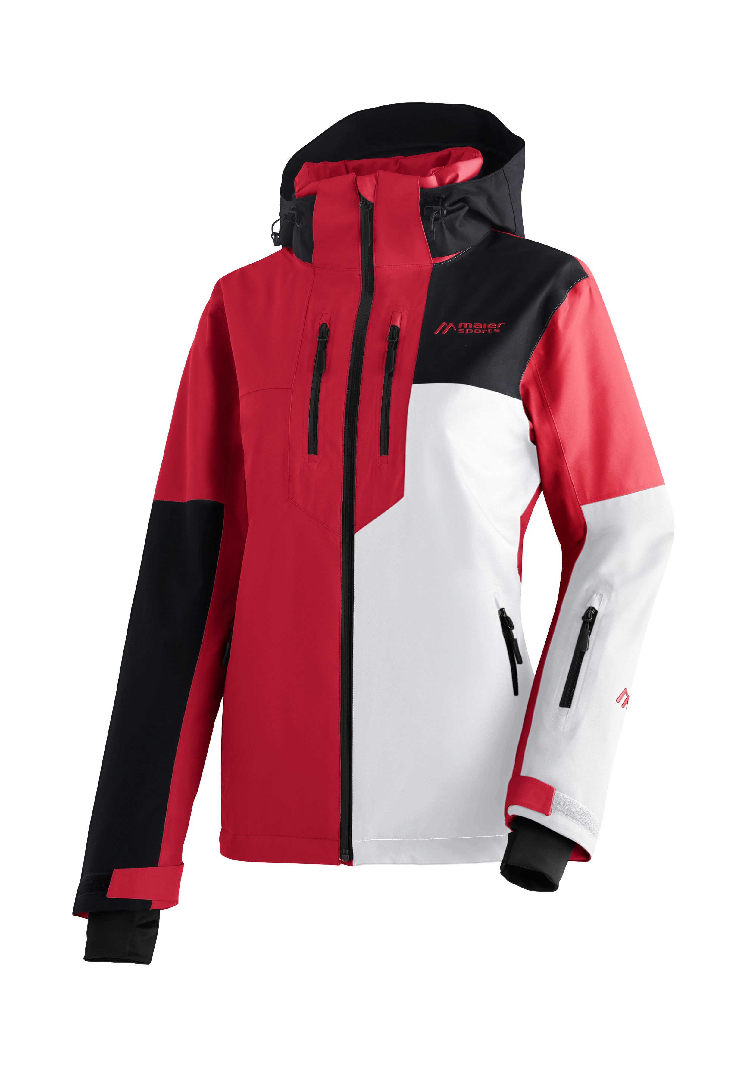 Maier Sports Ski-jack Manzaneda Dames winterjas wind- en waterdicht 4 ritszakken regular fit