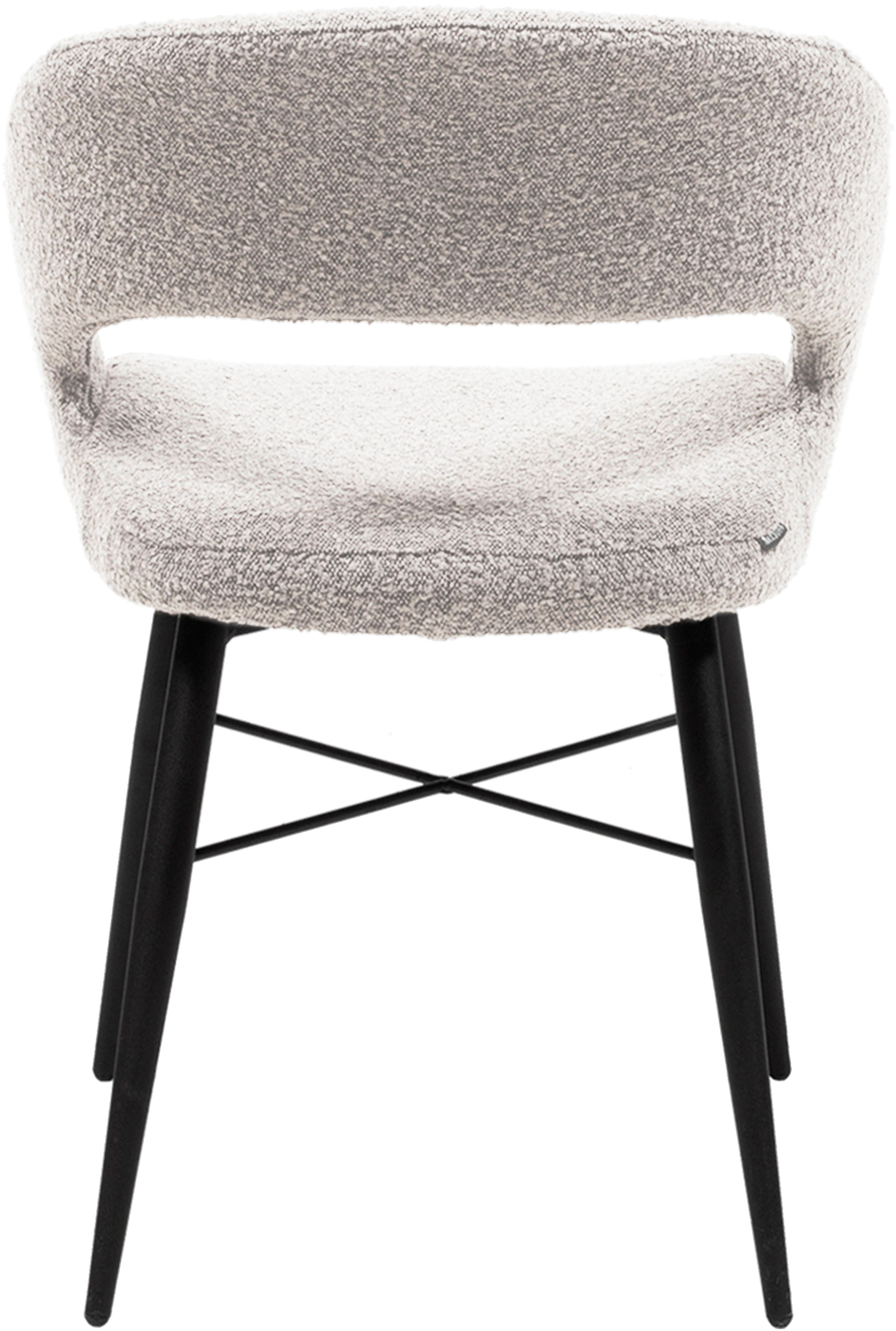 OMG Design Eetkamerstoel Marley met modern cut-out, bouclé bekleding (set)