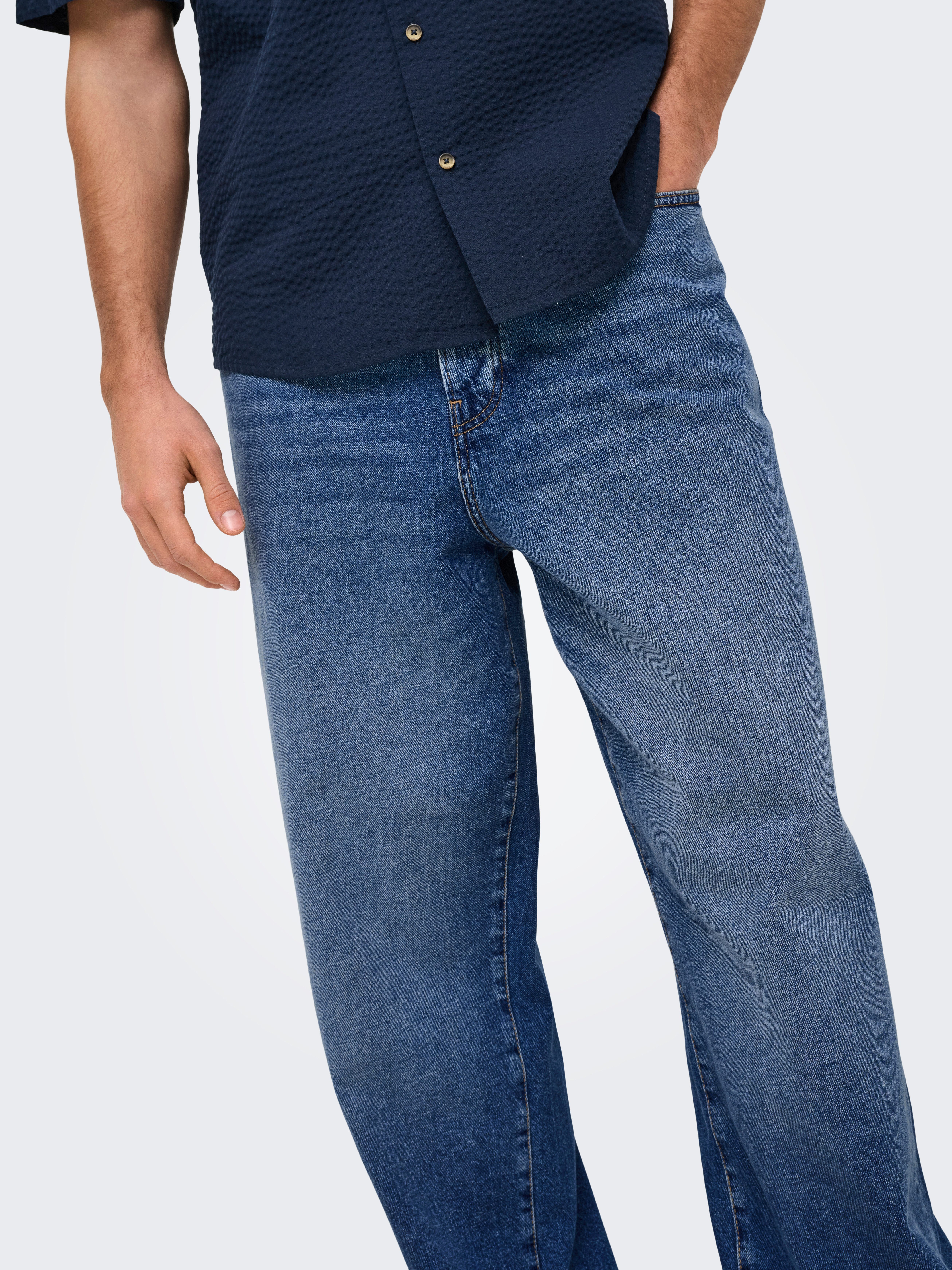 ONLY & SONS Loose fit jeans ONSFADE LOOSE BOX TAI DNM MU OTL