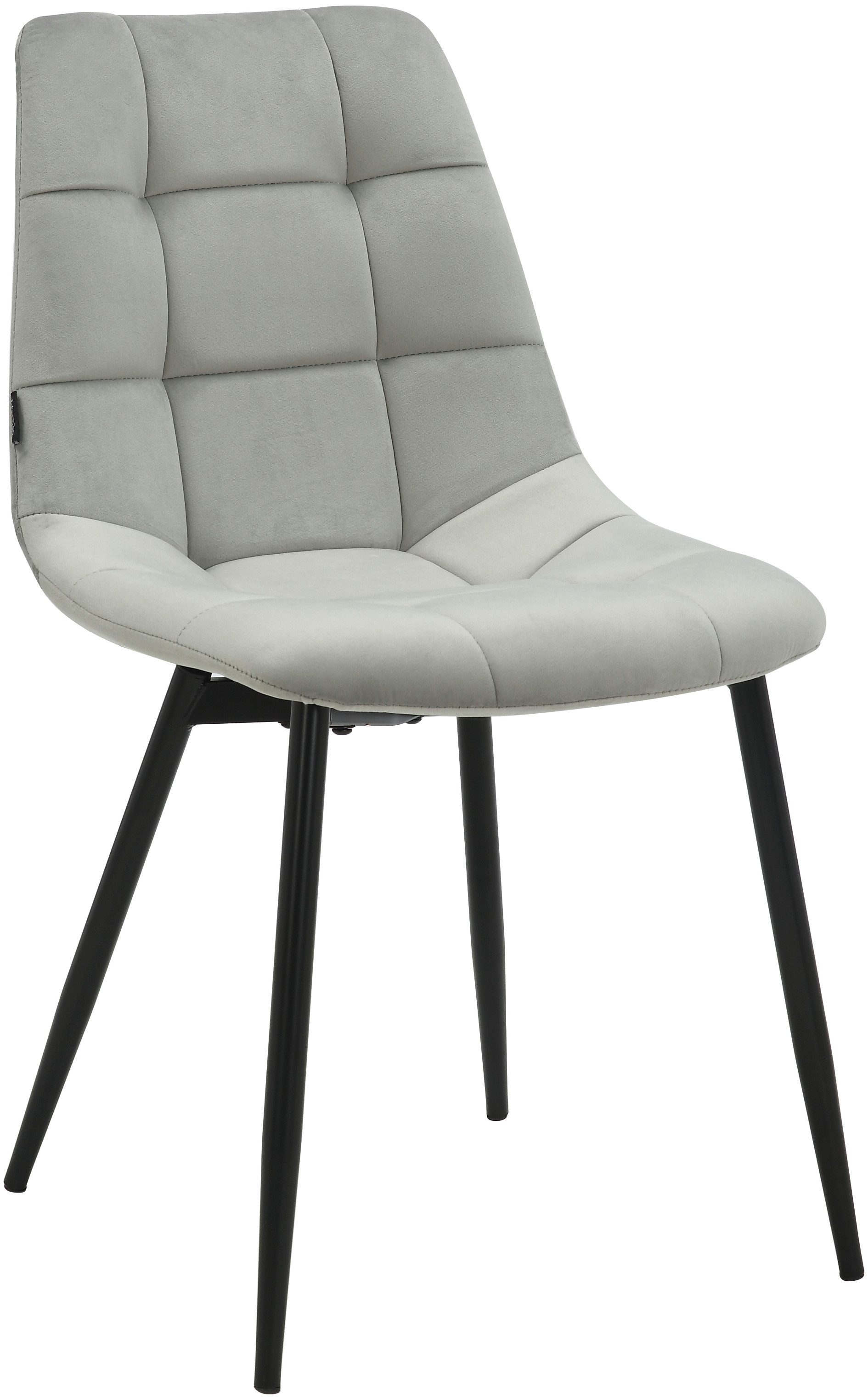 INOSIGN Eetkamerstoel Arhus, TOPSELLER! Keukenstoel met zachte fluwelen bekleding, onderhoudsvriendelijk materiaal (set)