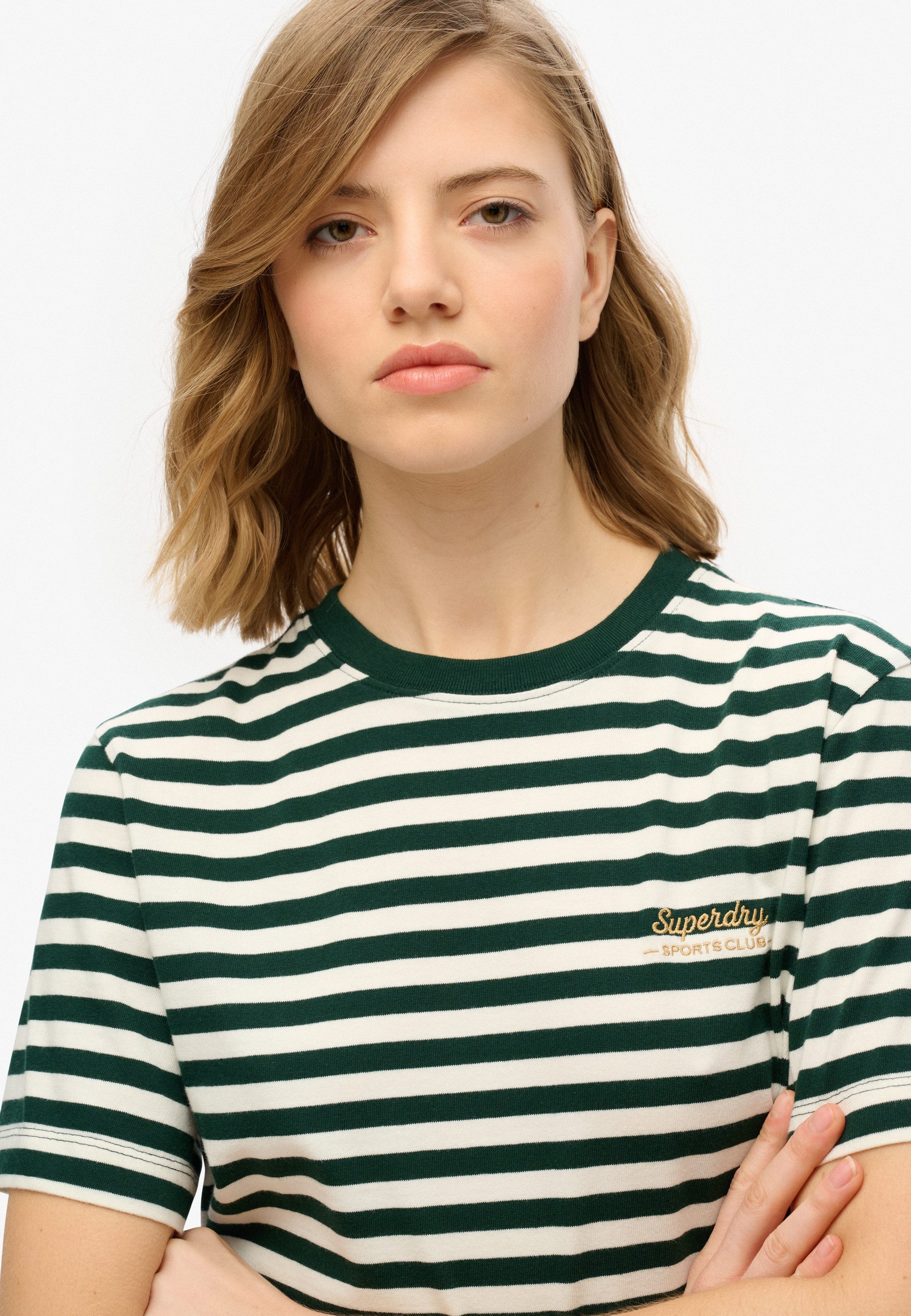 Superdry Shirt met korte mouwen COUNTRY CLUB PLAIN T-SHIRT